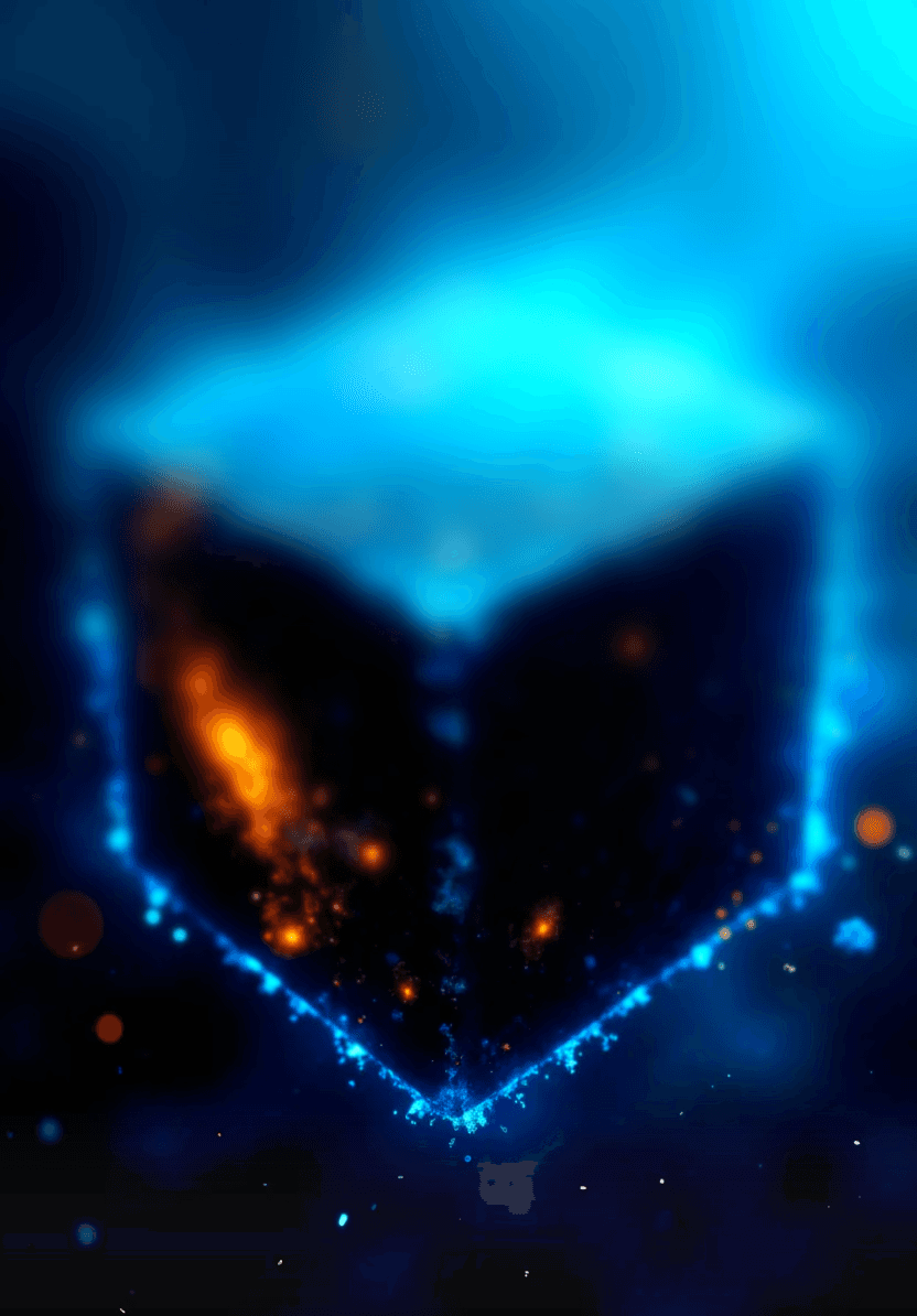 A "CGI Ad Questions Brands Always Ask (Before Seeing 3X Results)" FAQ section of a webpage, listing common questions about CGI advertising with expandable answer buttons, set against a dark background with blue and orange digital light effects.