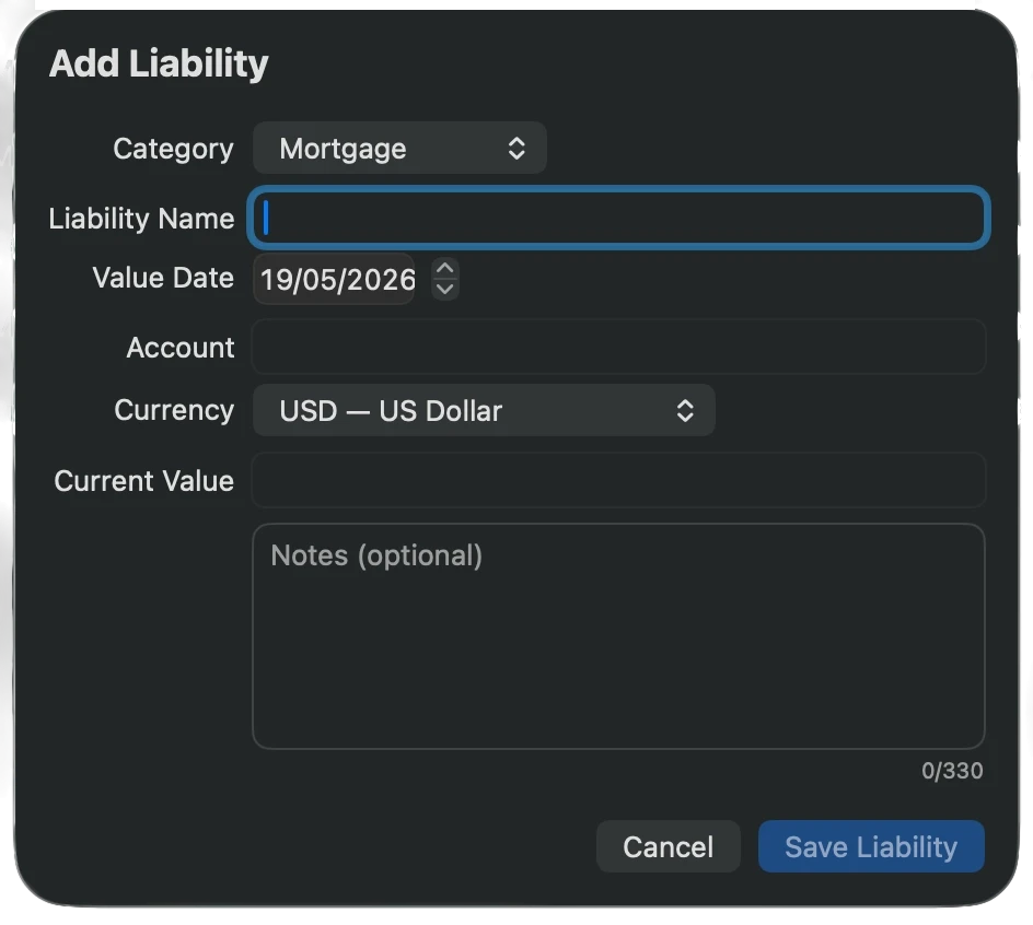 Add Liability