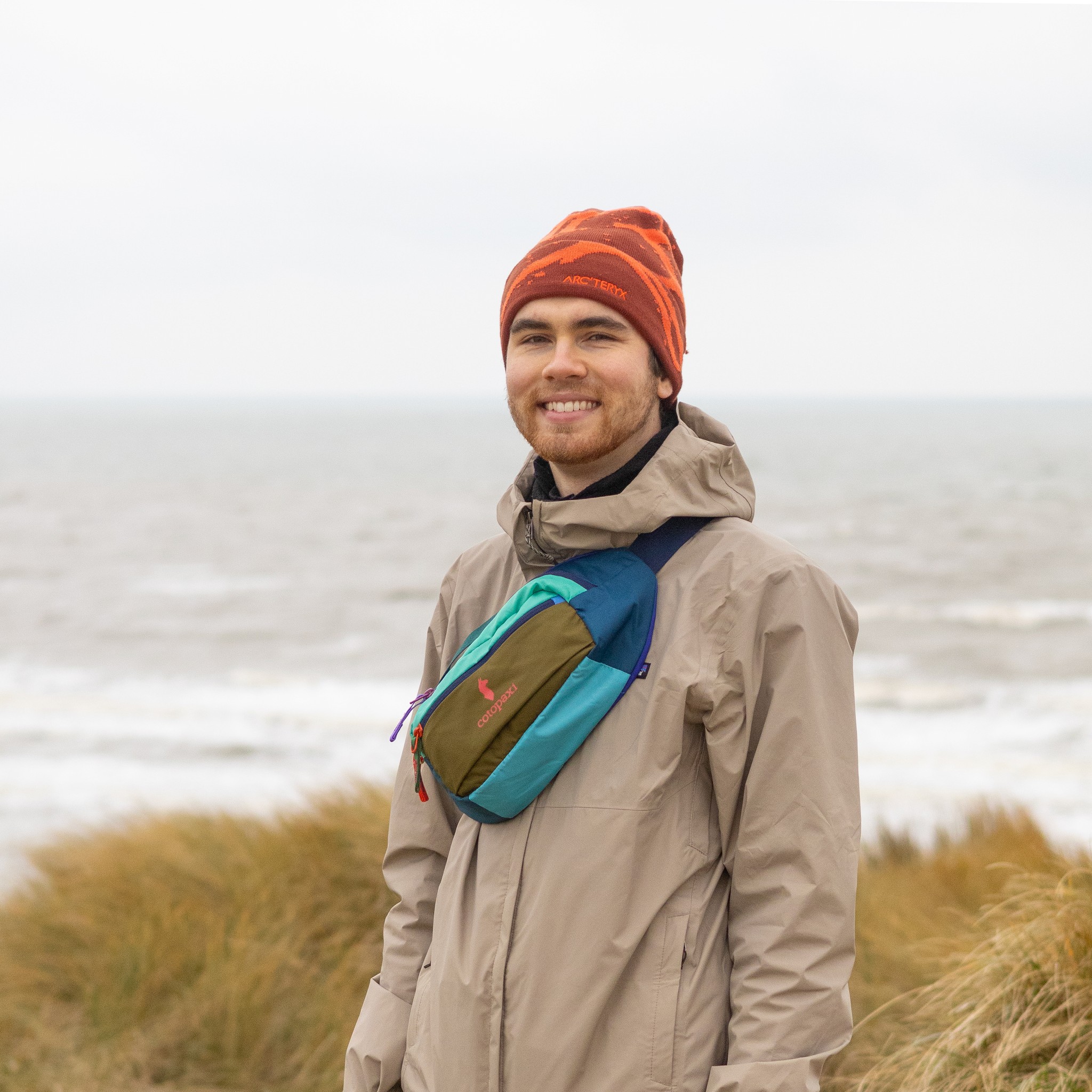 Winter hike around the dunes of Bloemendaal at the windy Dutch coast