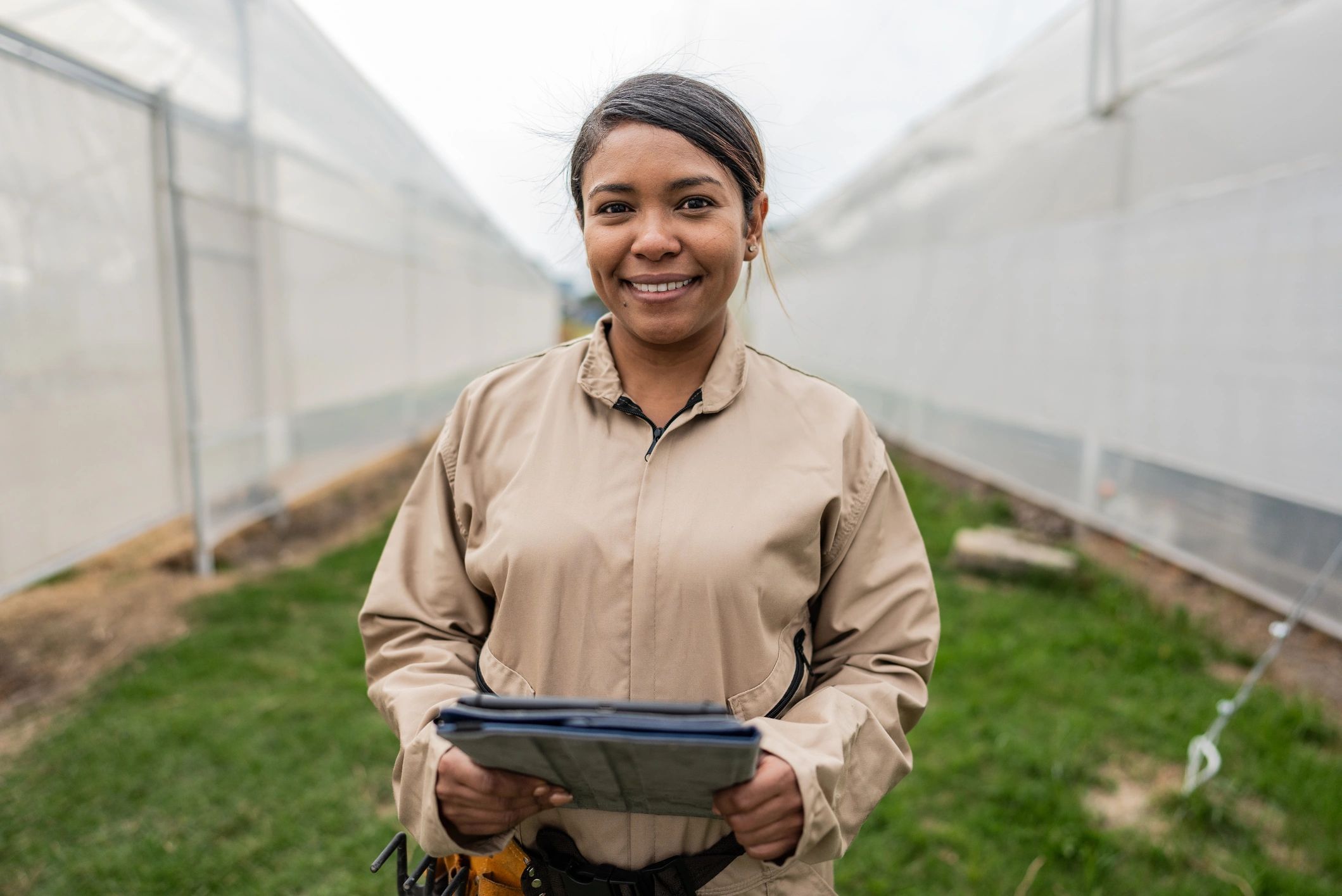a black and white living room with a large tv