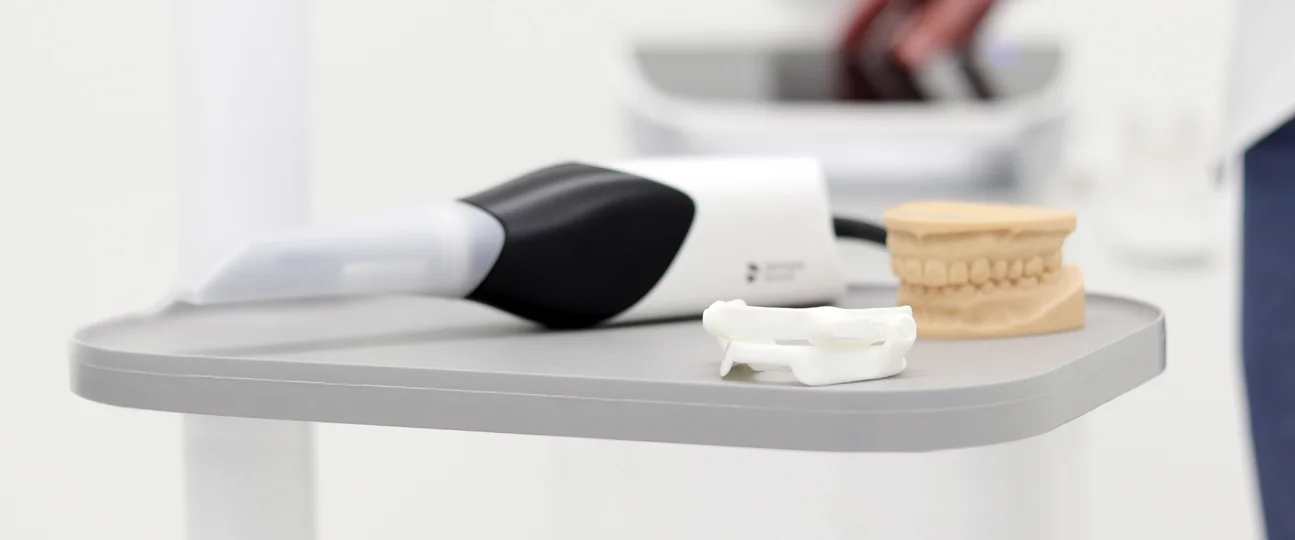 Panthera Mandibular adjustment device for sleep apnea treatment in North York at Sovrle Dental Clinic