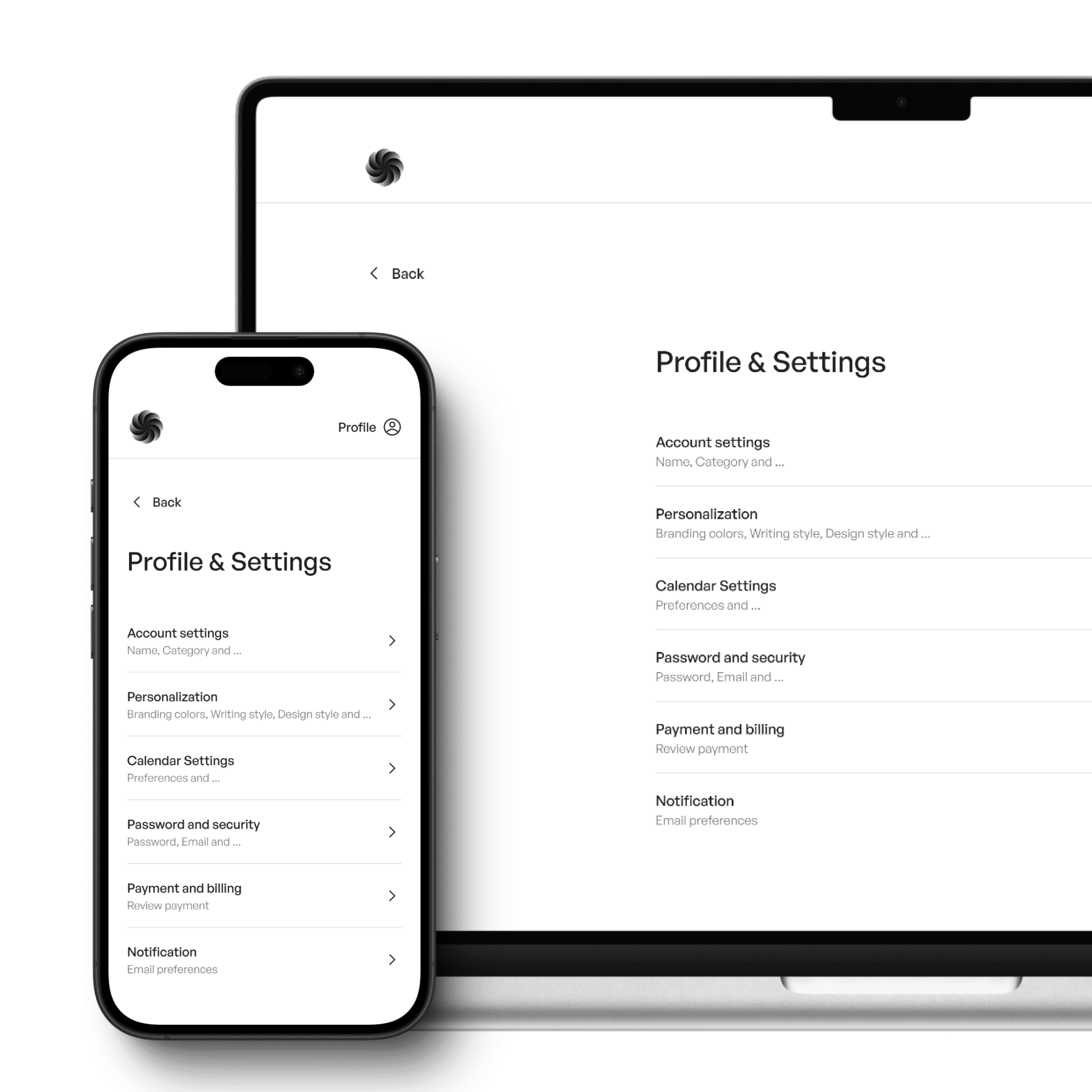 design system 3 by sigma responsive design example