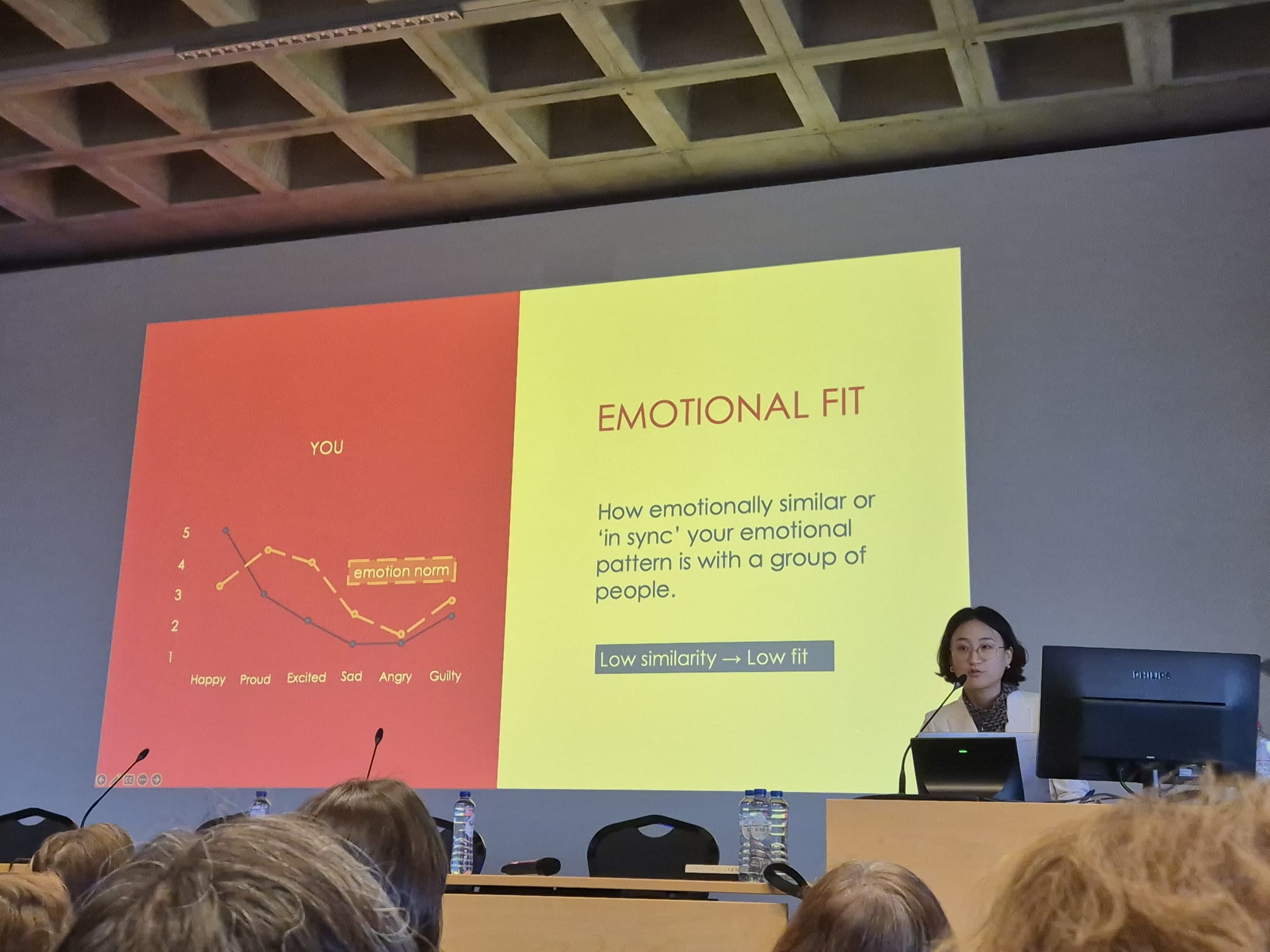 Woman with color palette