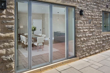 Contemporary timber framed window
