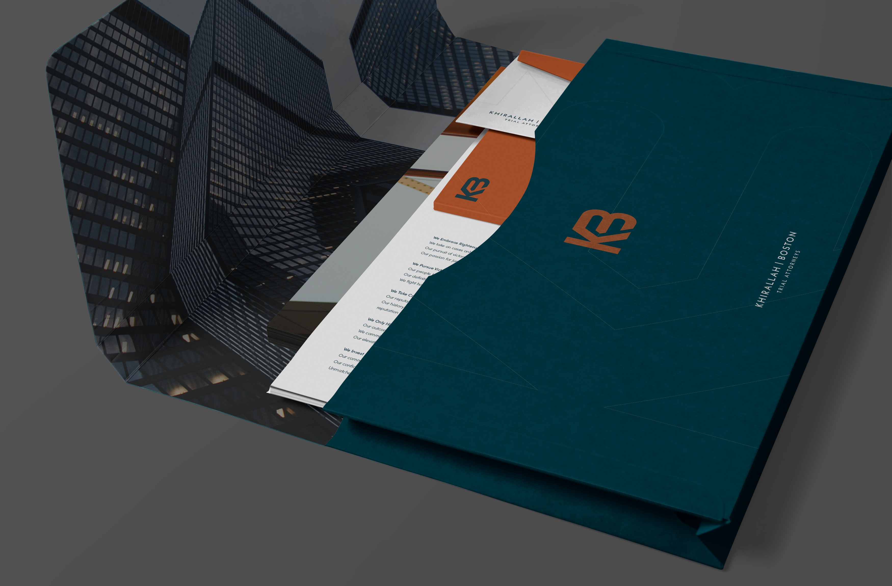 Khirallah Boston Print Collateral Mockup