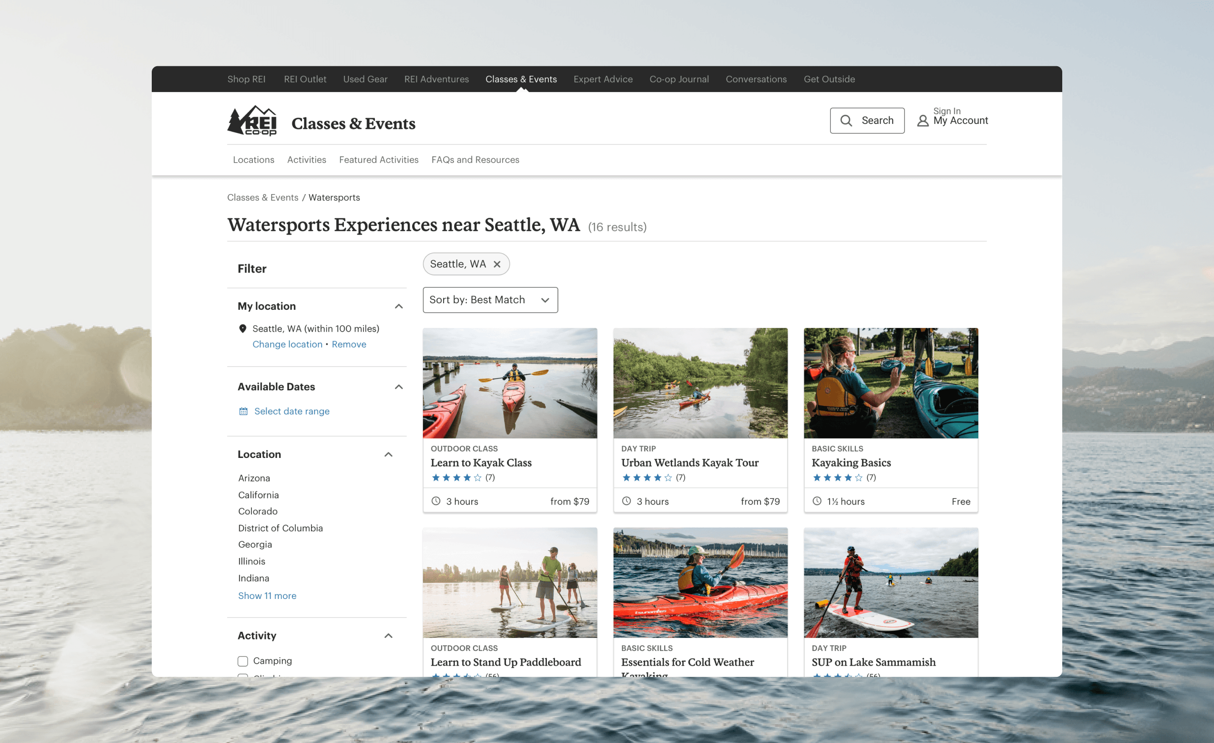 A completely reimagined searching experience, featuring a new card design that reduces information overload while highlighting the details users are actually looking for, a new category/label system to differentiate multiple types of experiences, and expanded filter capabilities to help users get to what they're looking for easily and efficiently