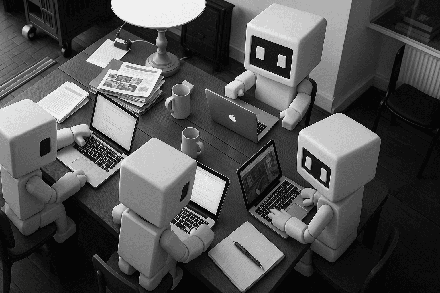 Team siting at the table