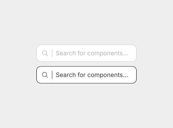 Framer Search bar component