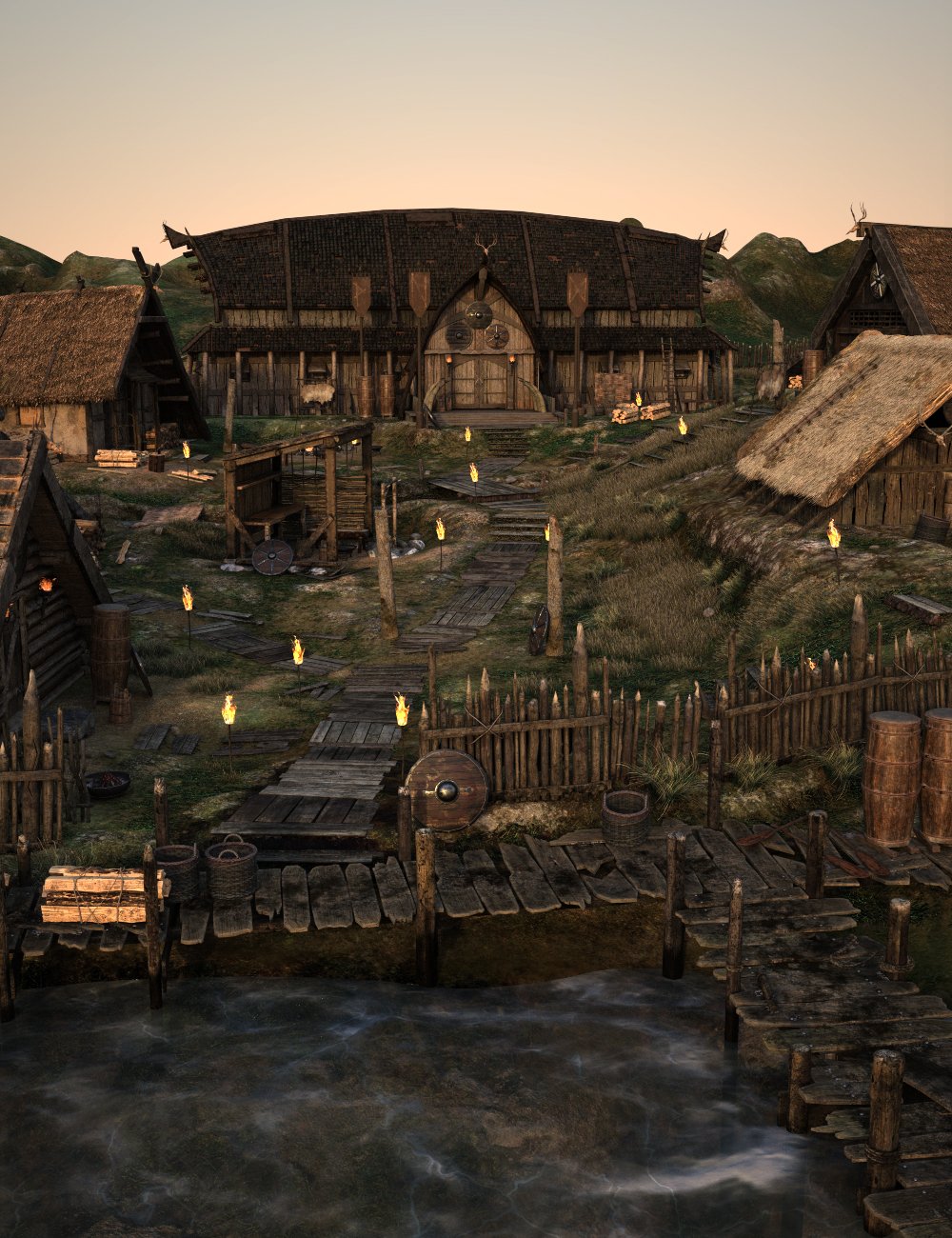 A Viking Camp