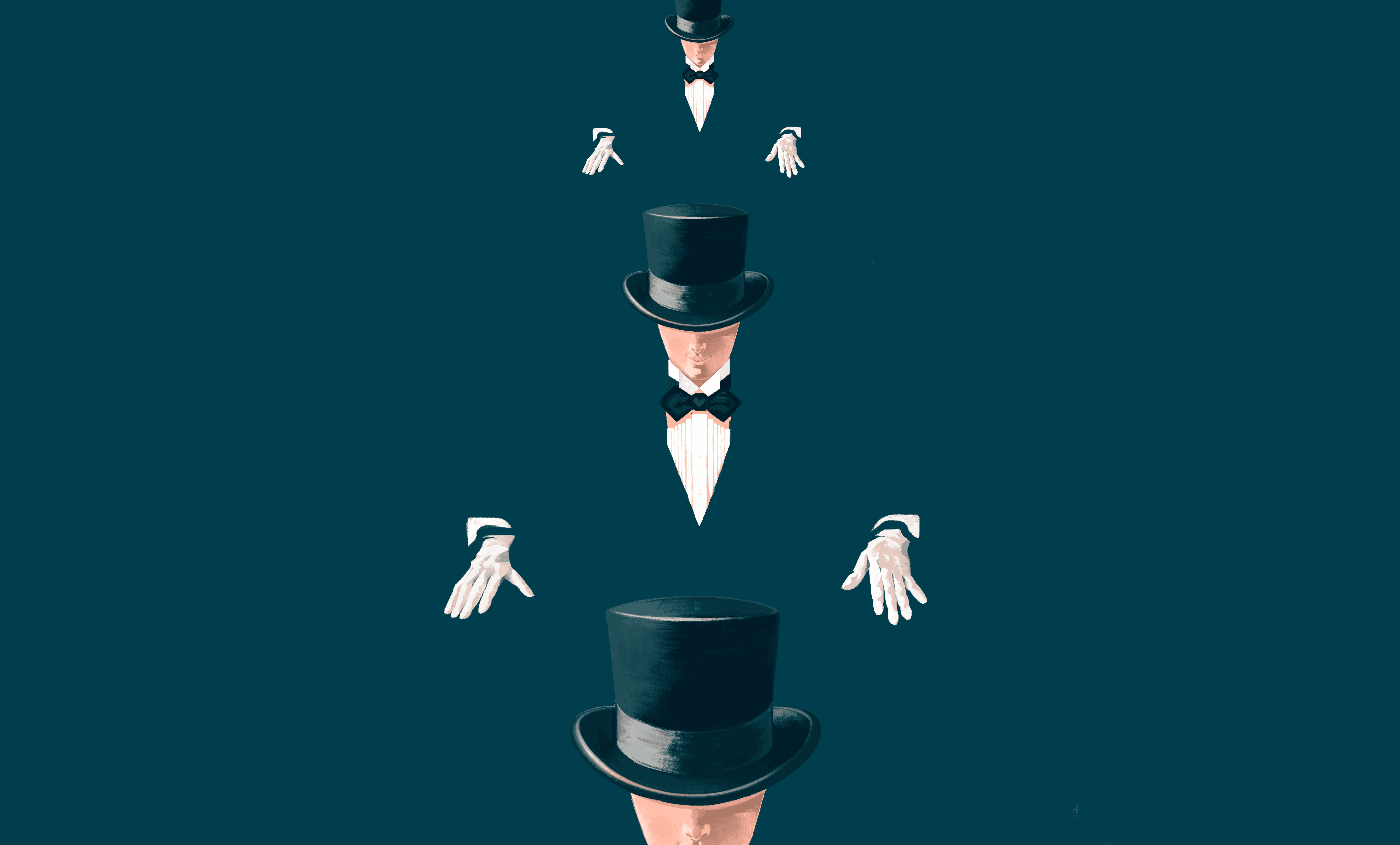 Black and white image of people working at a table with laptops, showing hands gesturing during discussion of digital content displayed on screens, with fabrica® logo in the corner.