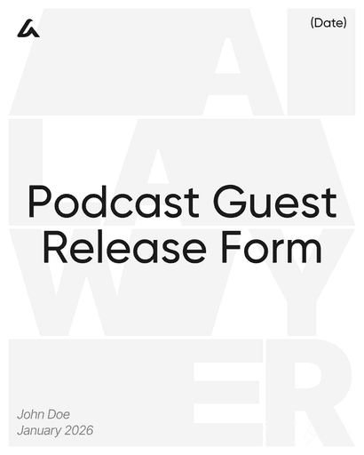 Podcast Guest Release Form