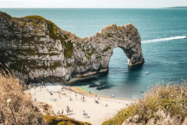 Photograph of durdle door in Dorset
