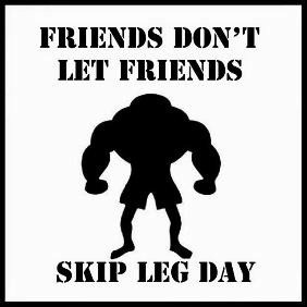 Don't skip leg day! #legday #dontskiplegday #gym #memes #fitness  #workingout #bodybuilding #muscle