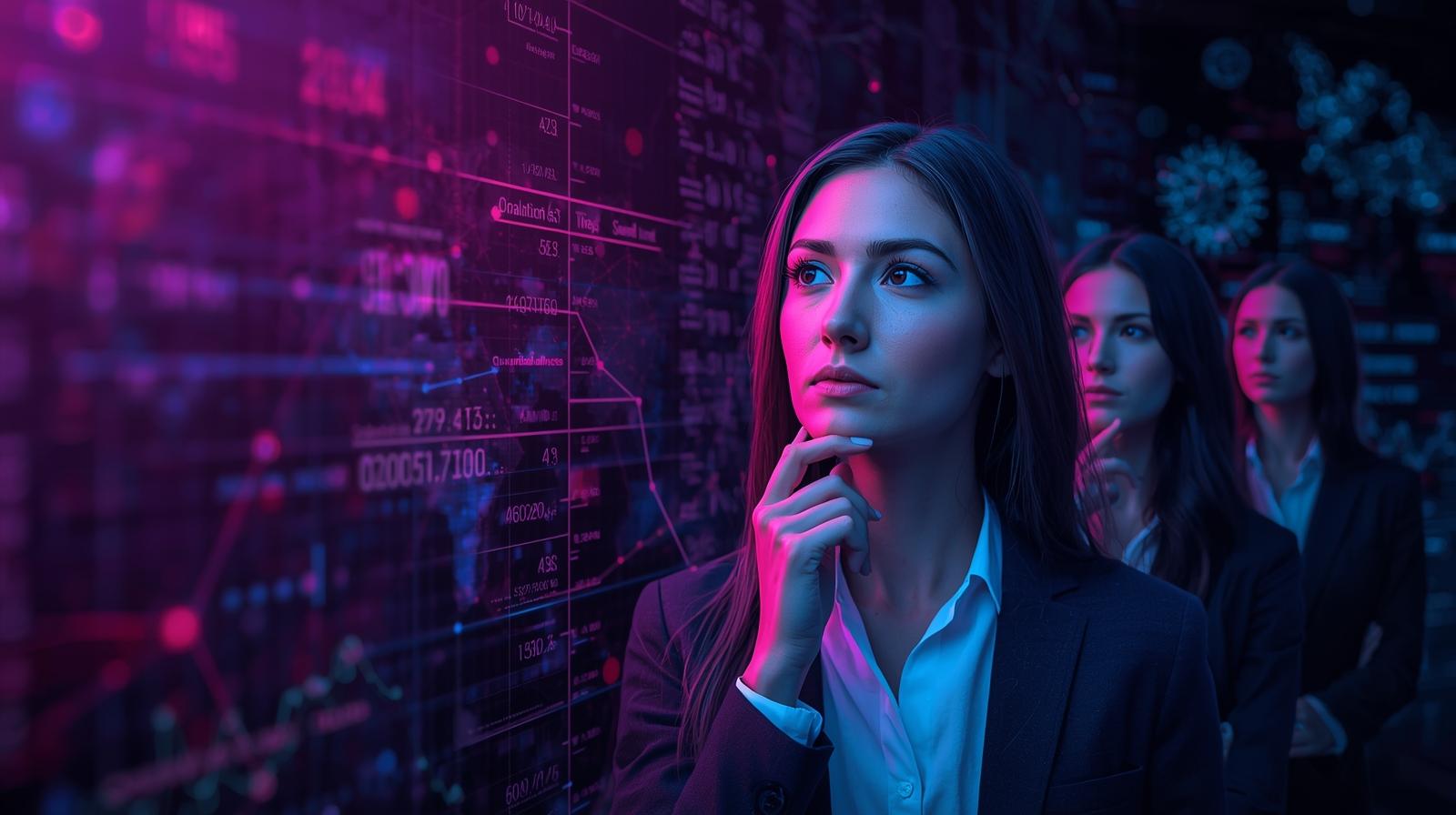 Woman are thinking