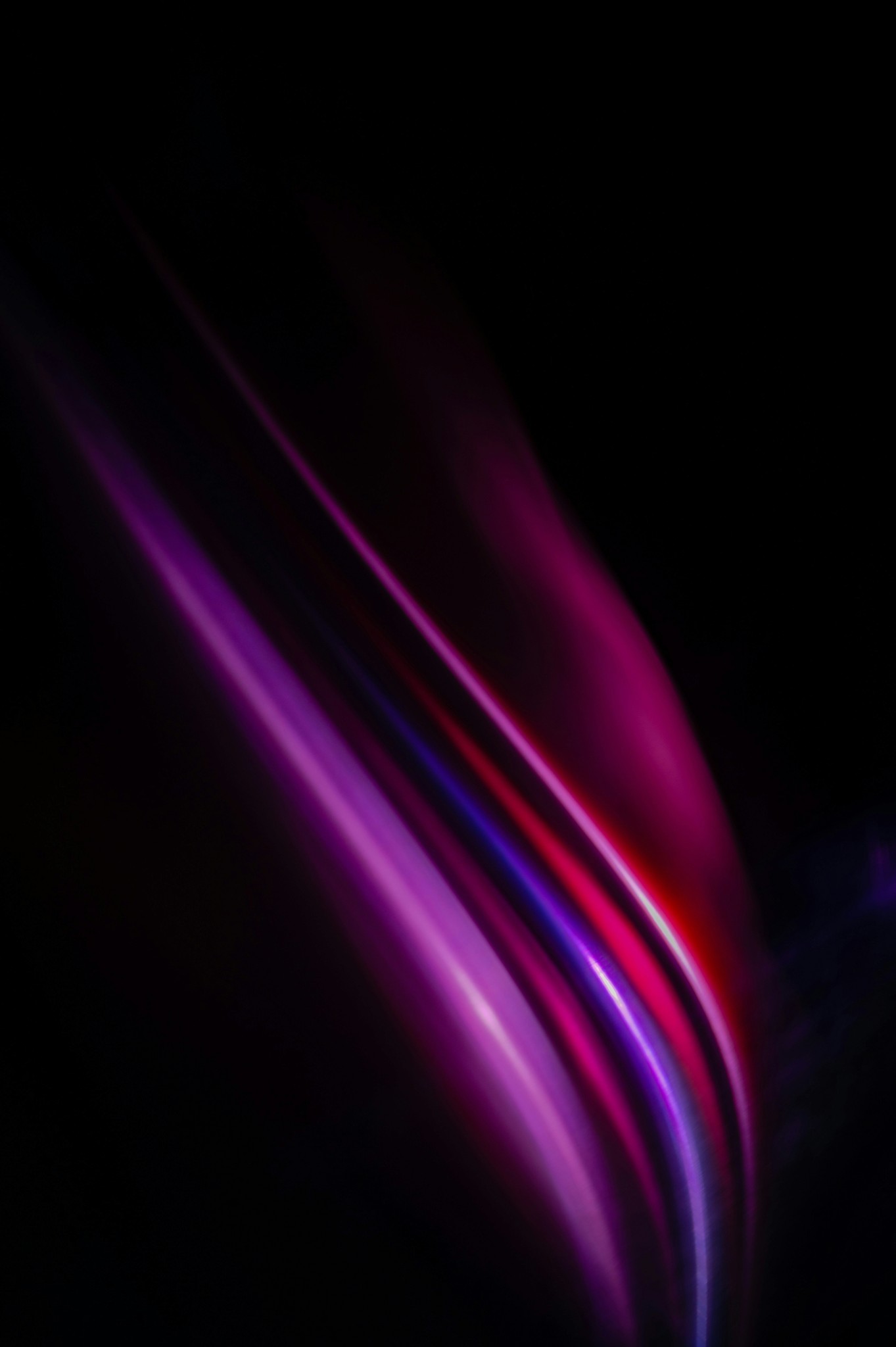purple light in dark room