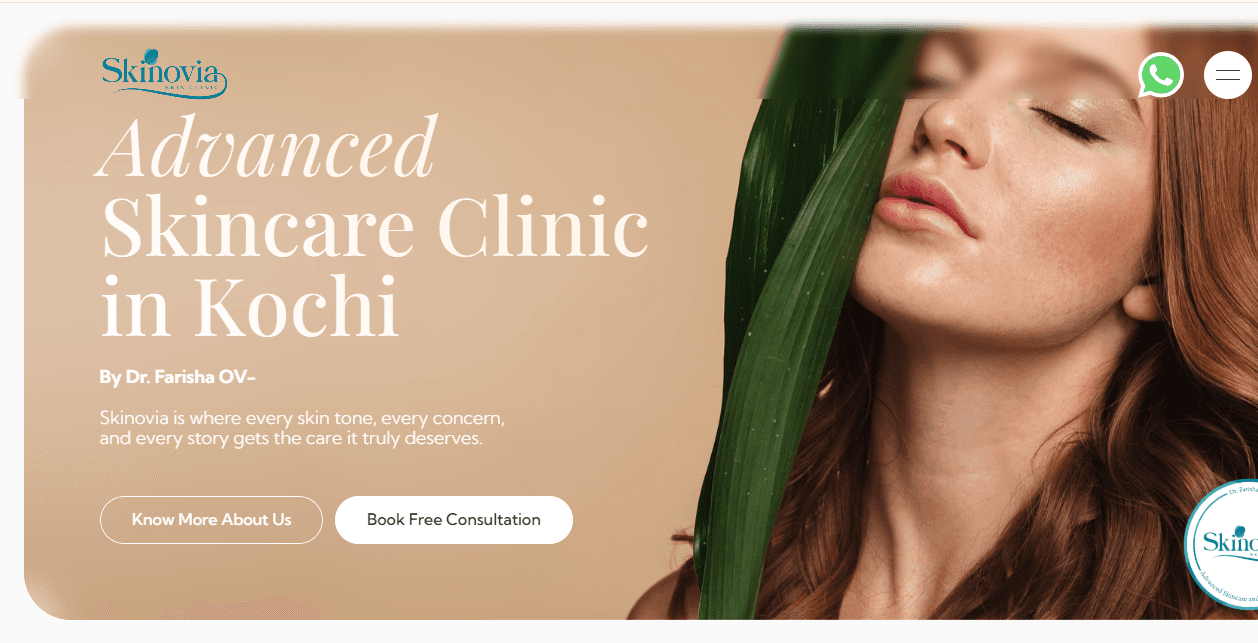 Skinovia Advanced Skincare Clinic in Kochi by Dr. Farisha OV