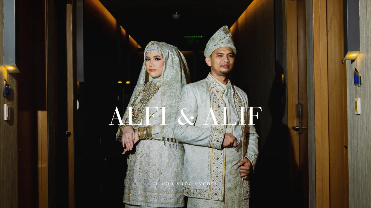 Real wedding Alfi & Alif di Aruna Vana Events, venue pernikahan Jakarta Selatan