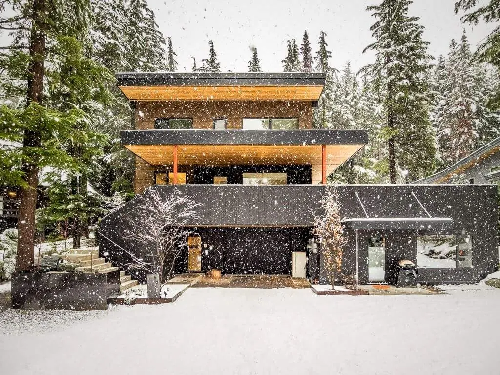 Balsam custom home in Whistler showcasing its modern interior finishes.
