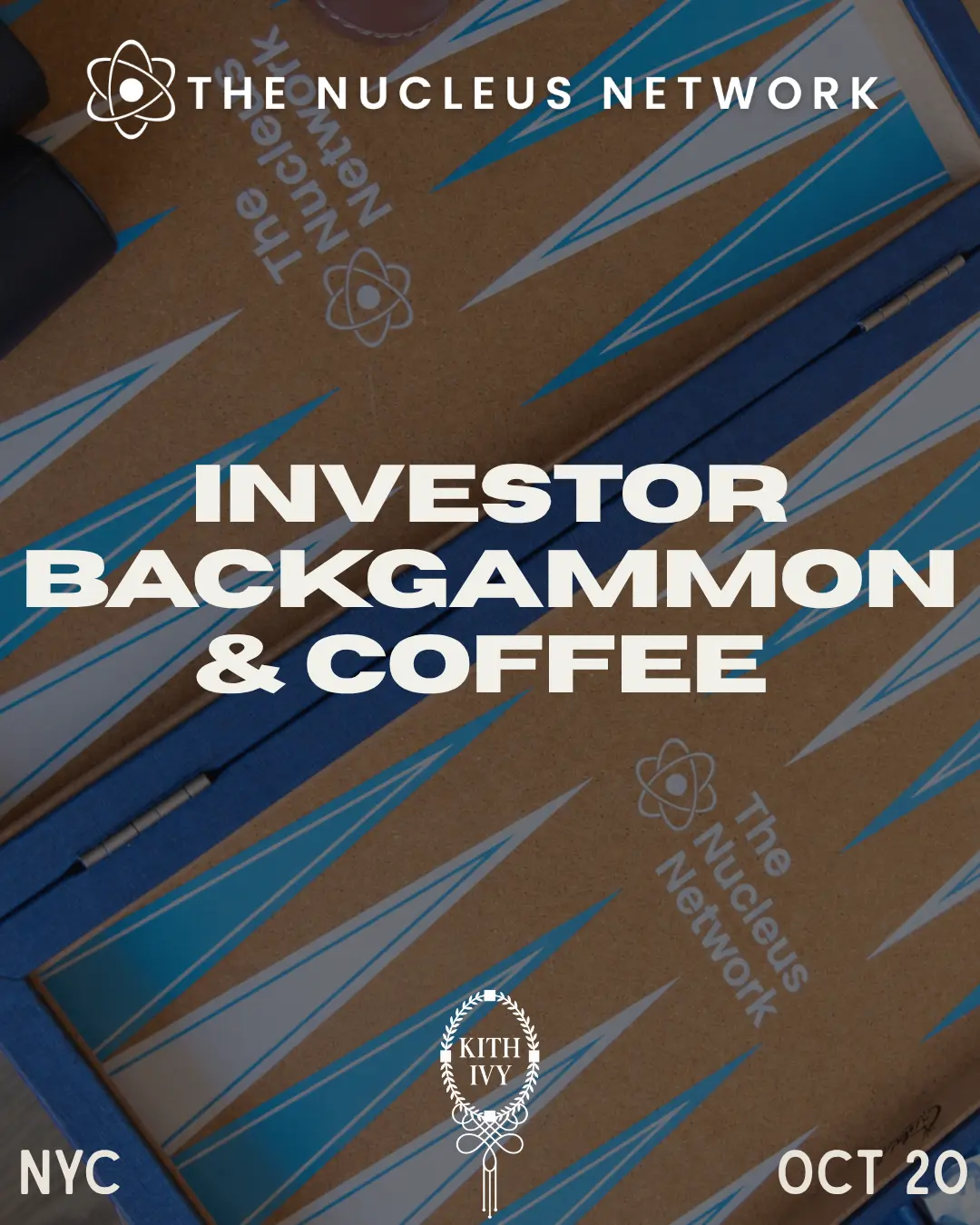 Investor Backgammon & Coffee event poster
