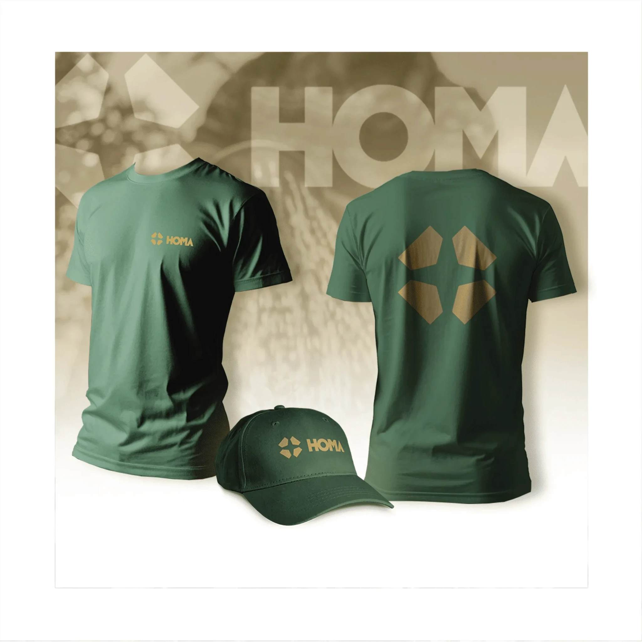 homa visual identity design