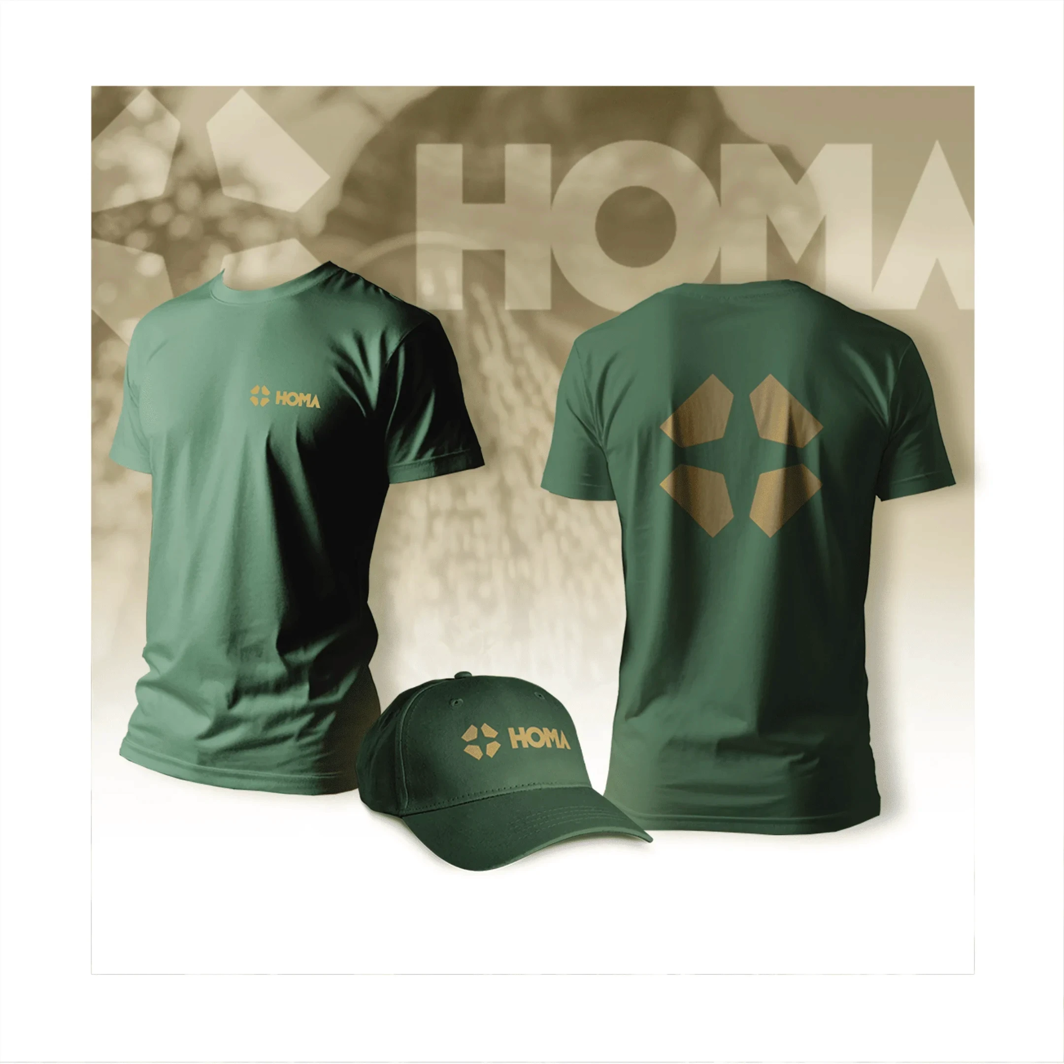 homa visual identity design