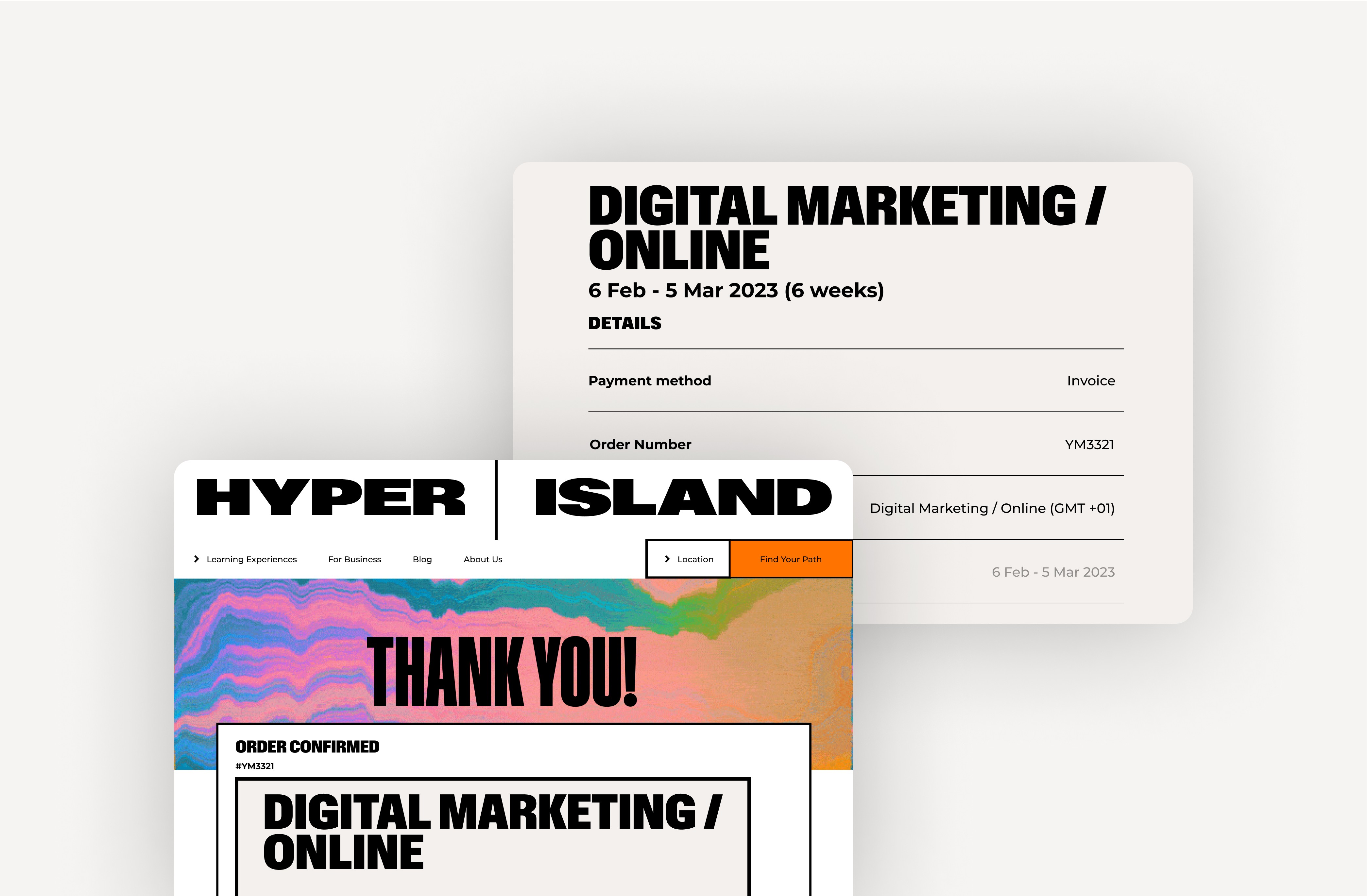 Talent Garden checkout