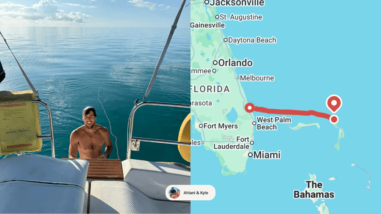 Sailing trip from Florida to the Bahamas