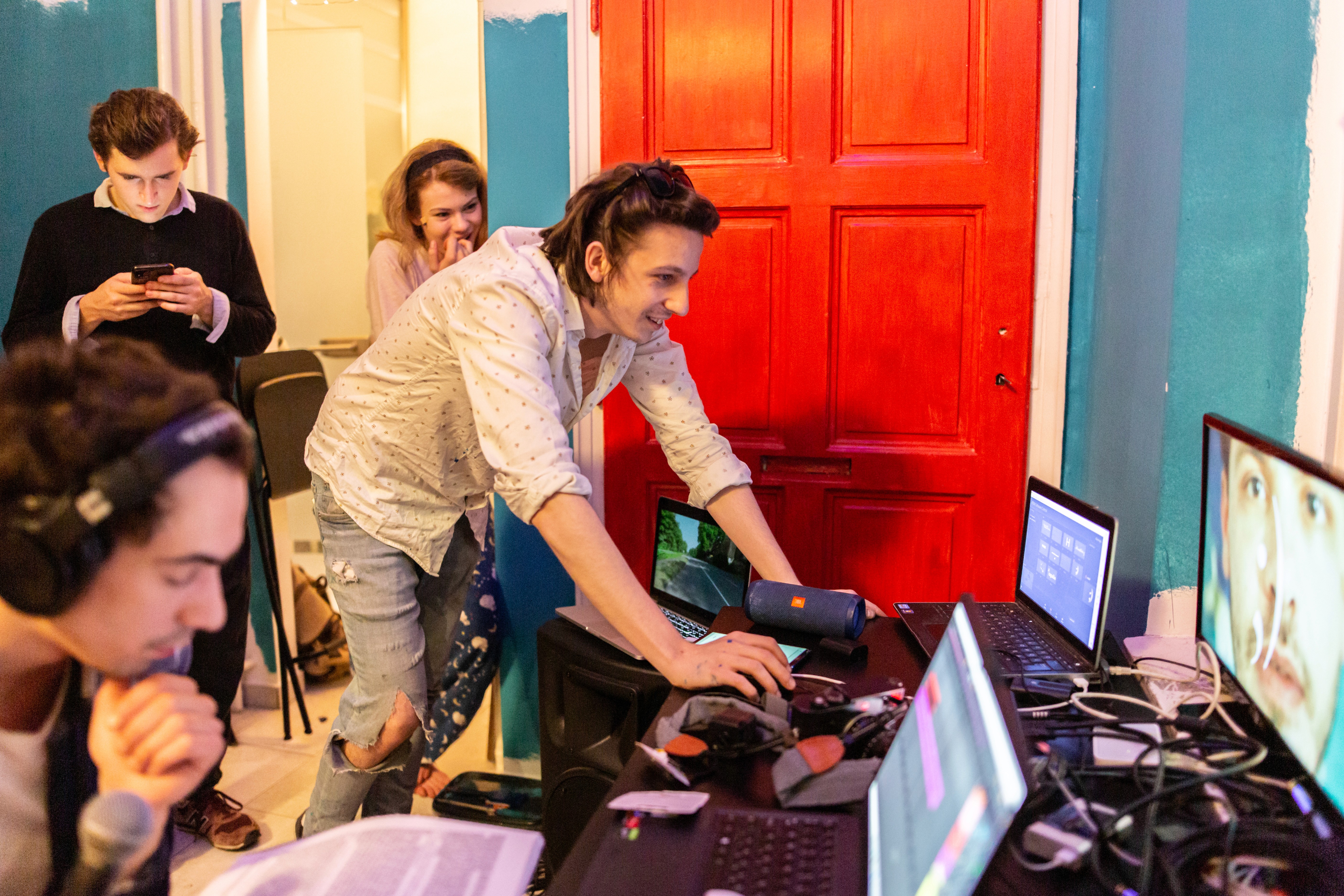 Budapesti Skizo forgatás pillanatkép