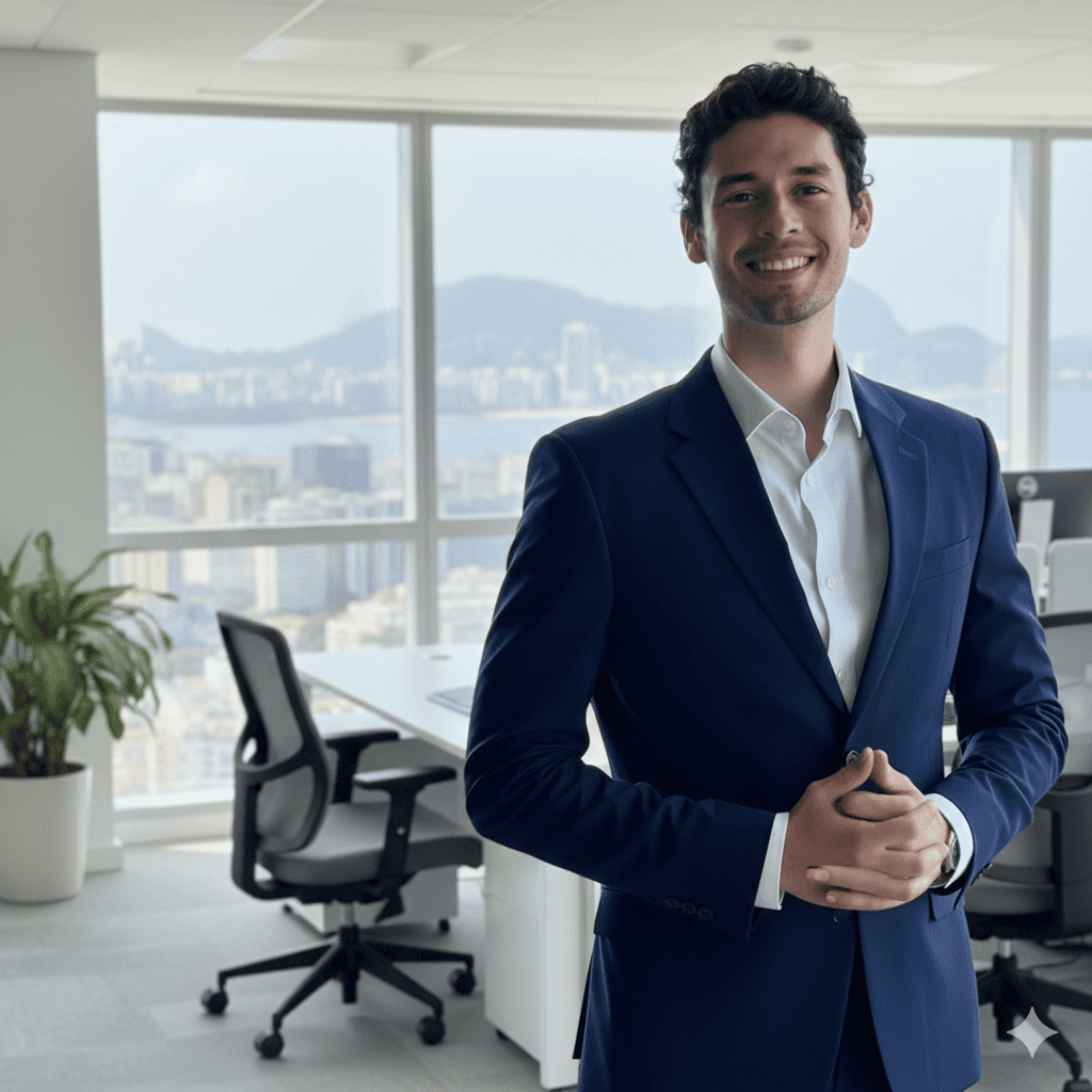 female similing while looking up at the clouds