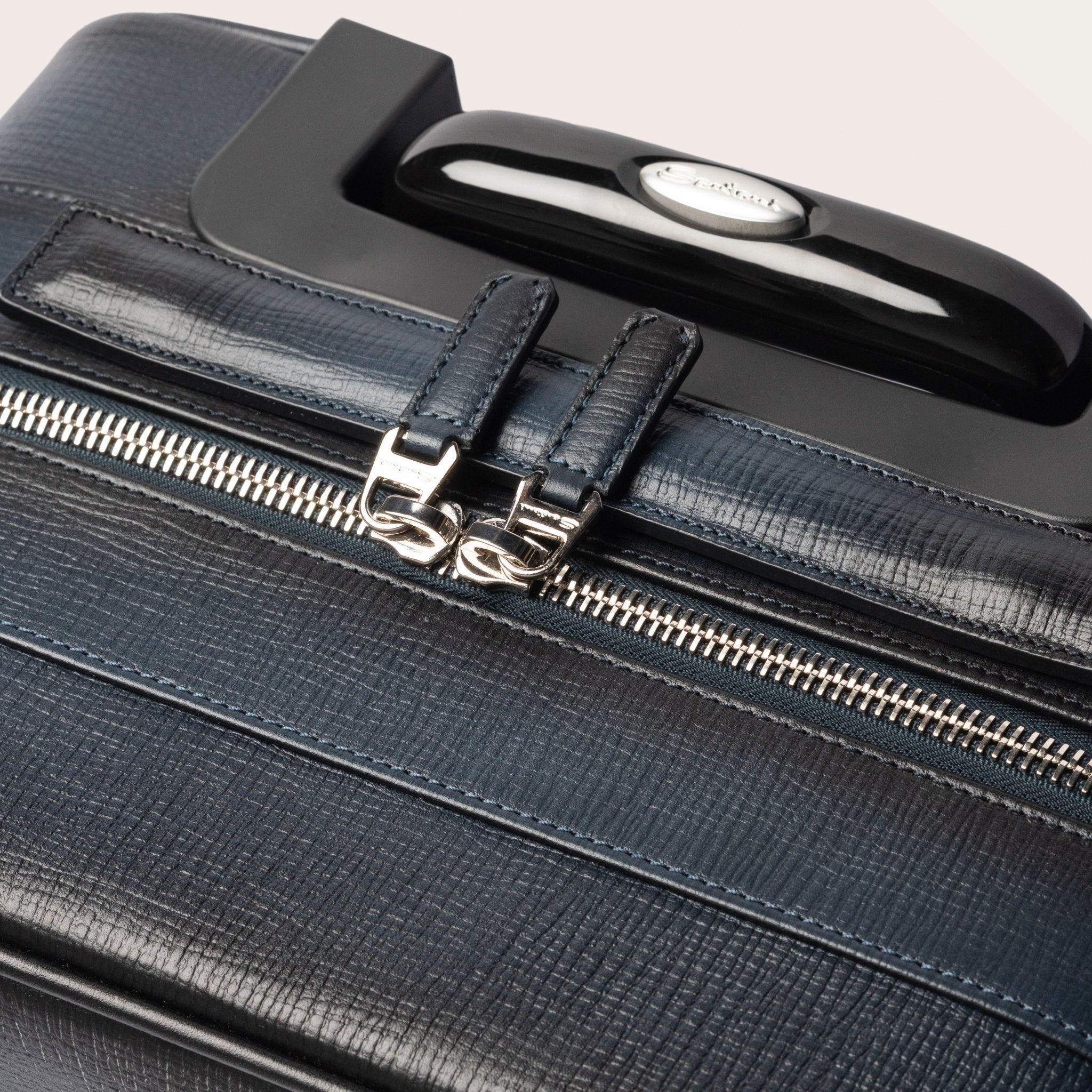 Santoni Leather Trolley Bag - Mandelli UK