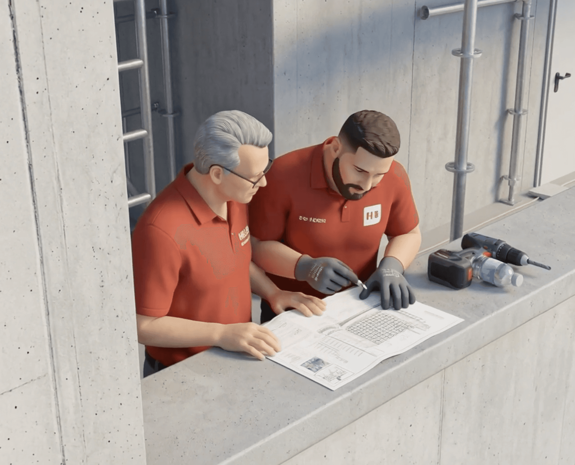 Confident female scientist standing with arms crossed in a cutting-edge laboratory filled with advanced scientific equipment.