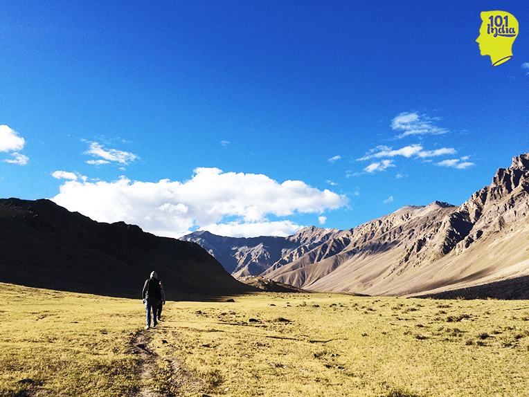 Trekking through the valley