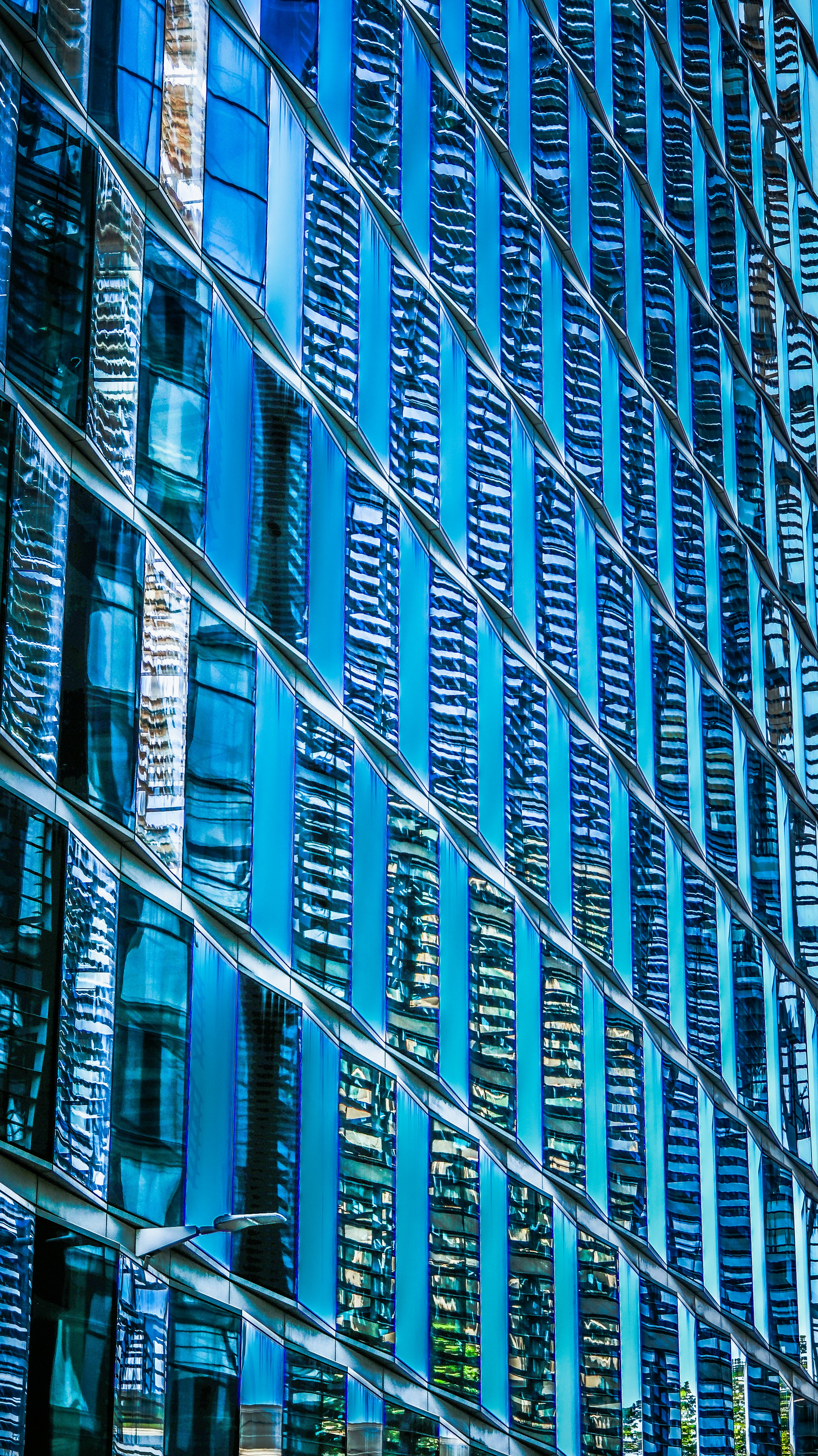 a very tall building with lots of windows
