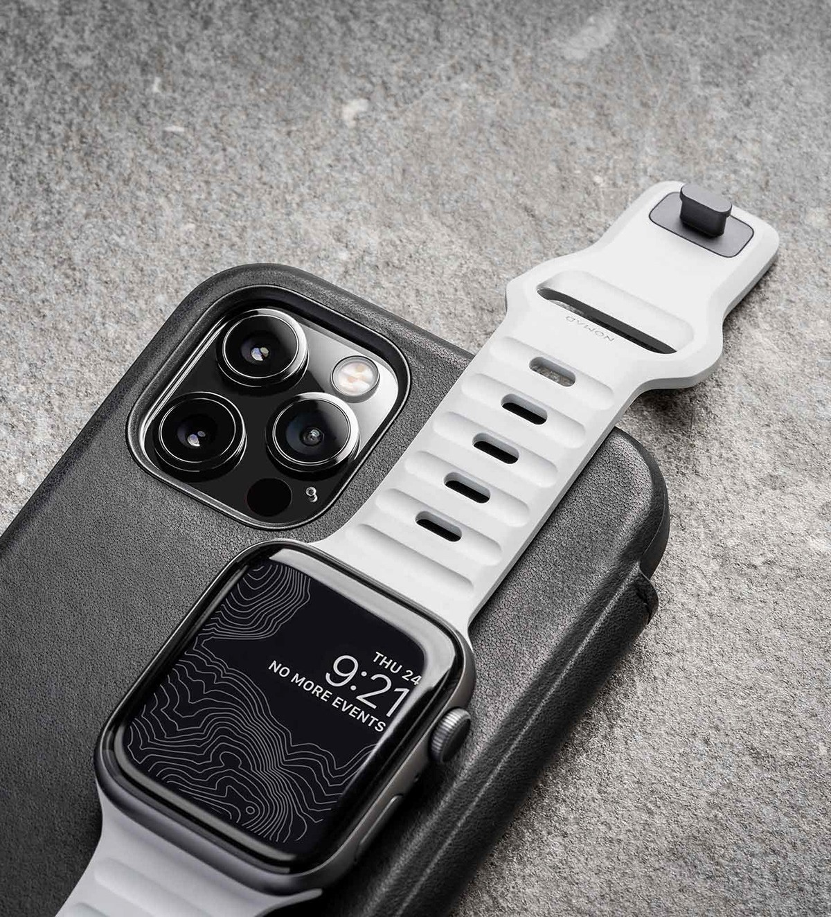 a smart watch and a phone case