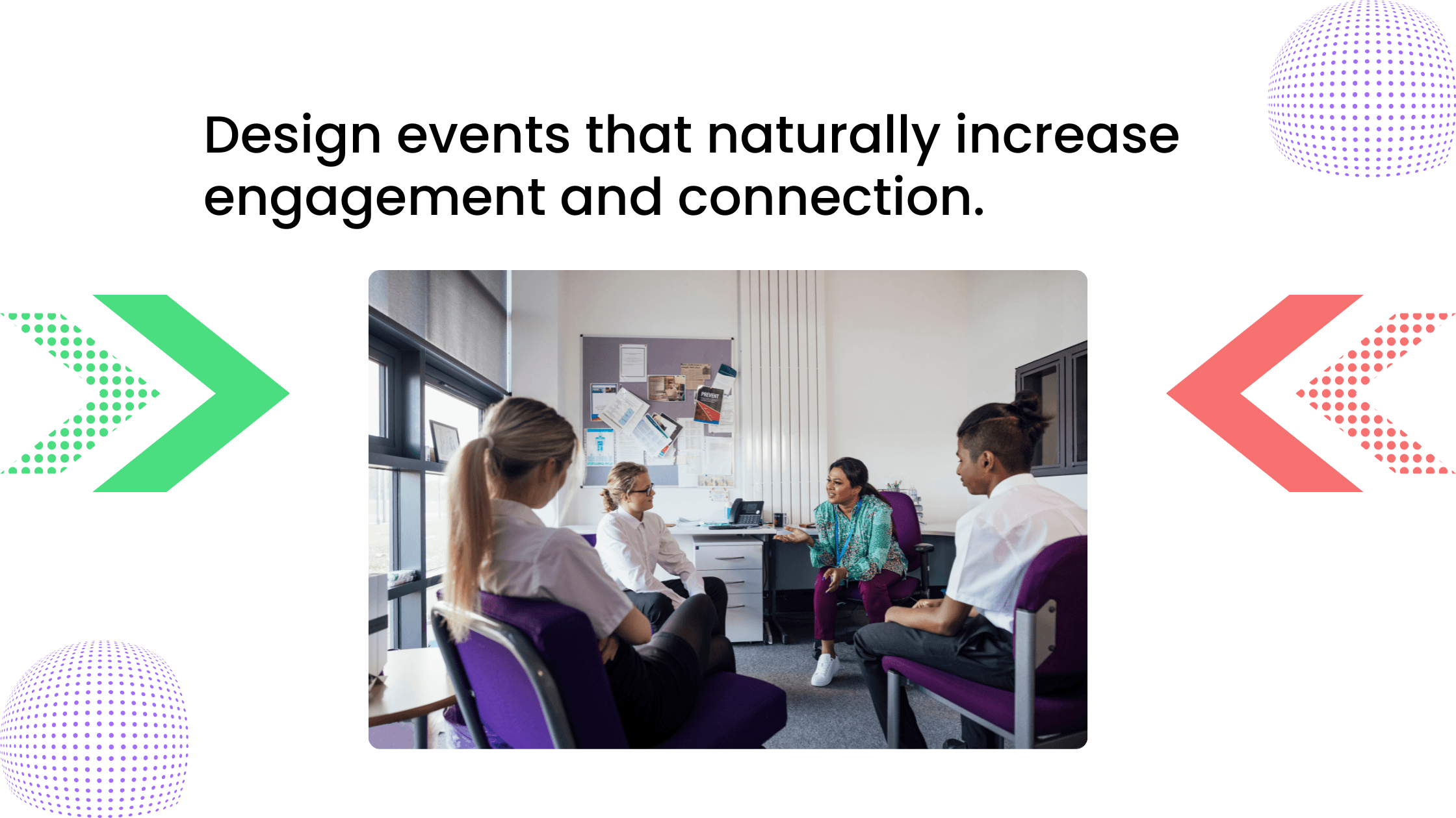 Coach hosting a small group discussion with members, showing how well-designed events increase engagement in coaching communities.