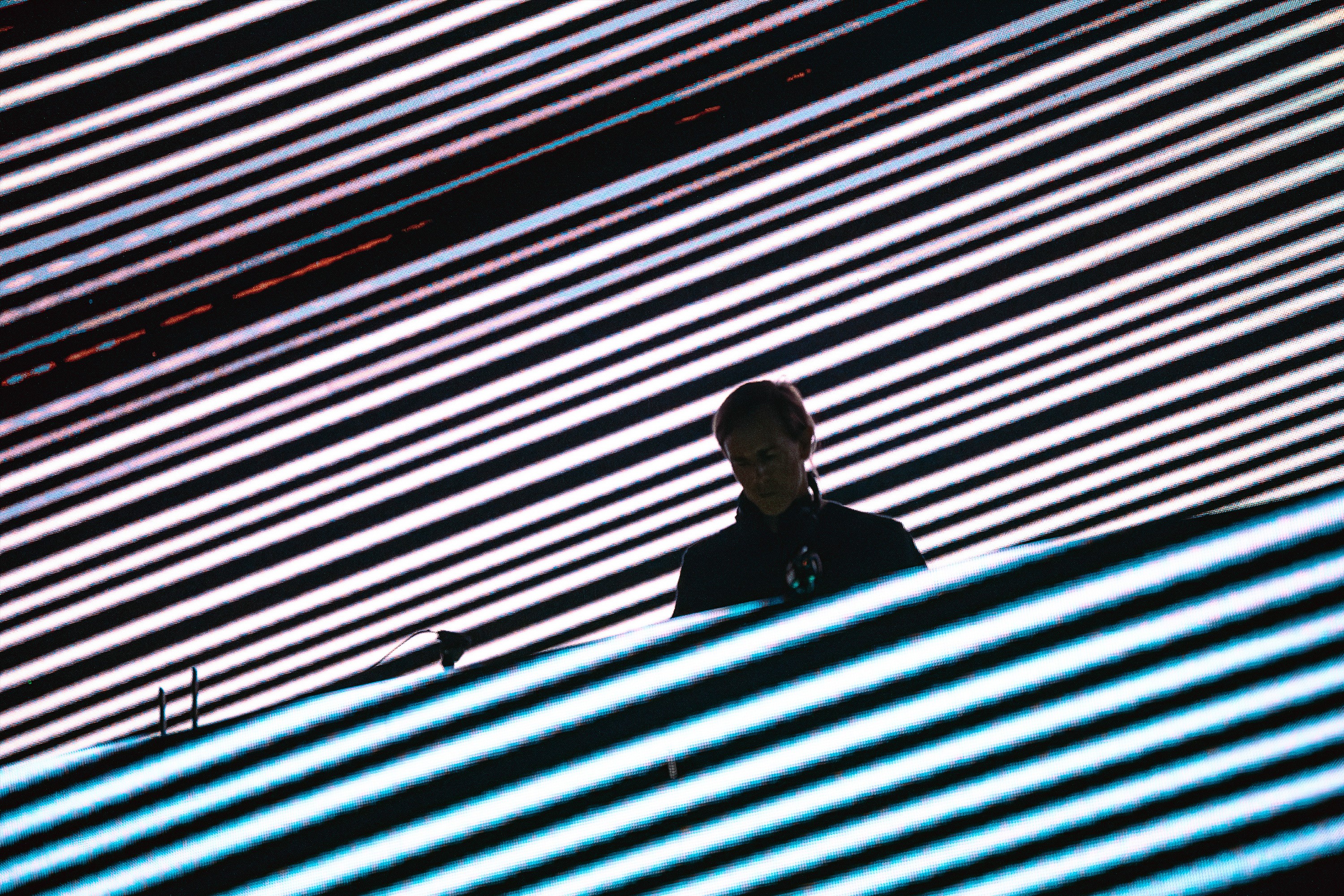 Richie Hawtin performing at Baum Festival, Bogotá, 2023