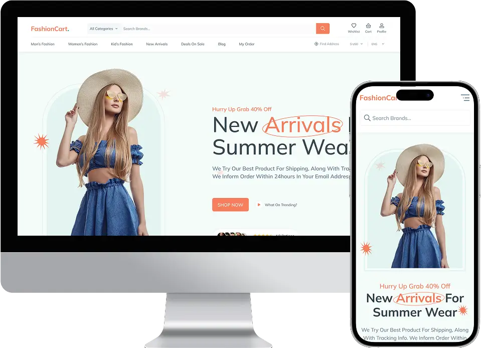 Web & Mobile mockup