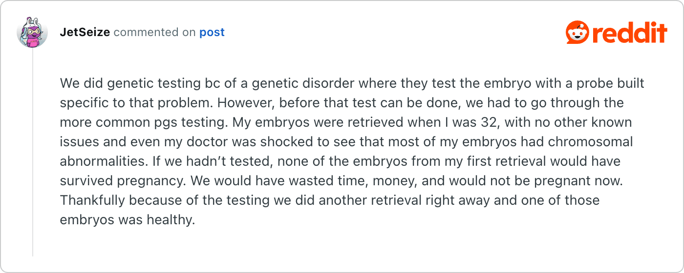 Post on Reddit