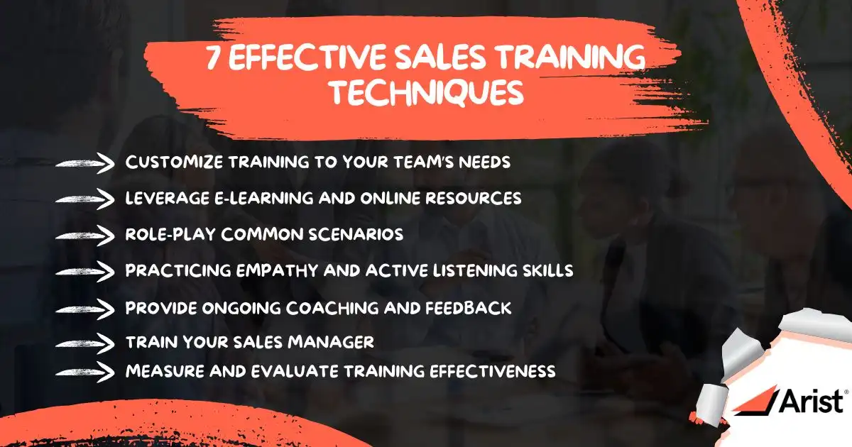 7 Effective Sales Training Techniques