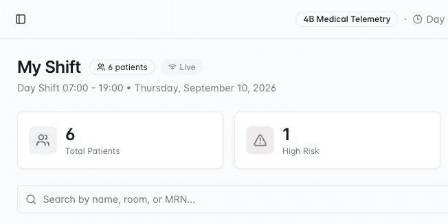 NurseShift My Shift dashboard, the next case study