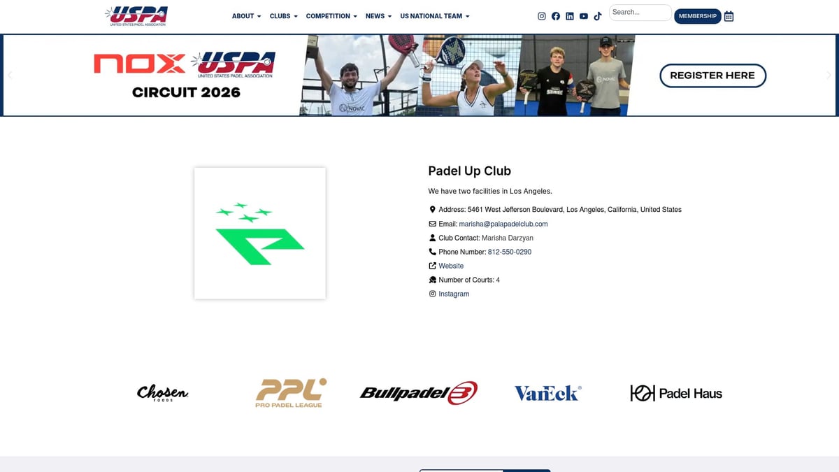 Top 7 Padel Club Experiences to Try in 2026 - Padel Up Club – Los Angeles, CA