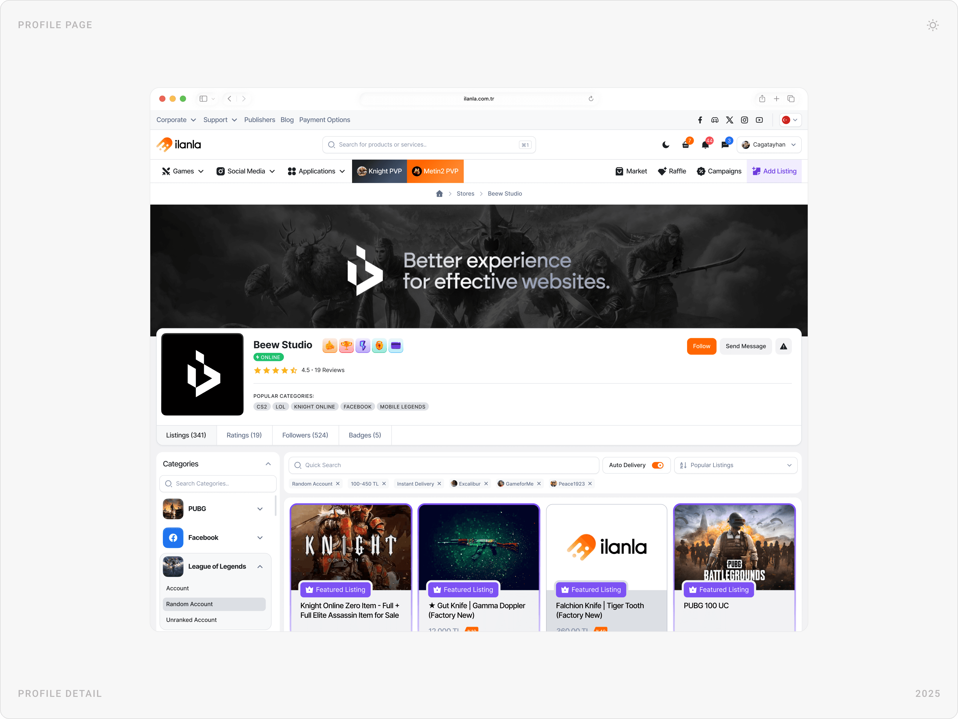 Minimal Gaming Marketplace App Icon Design