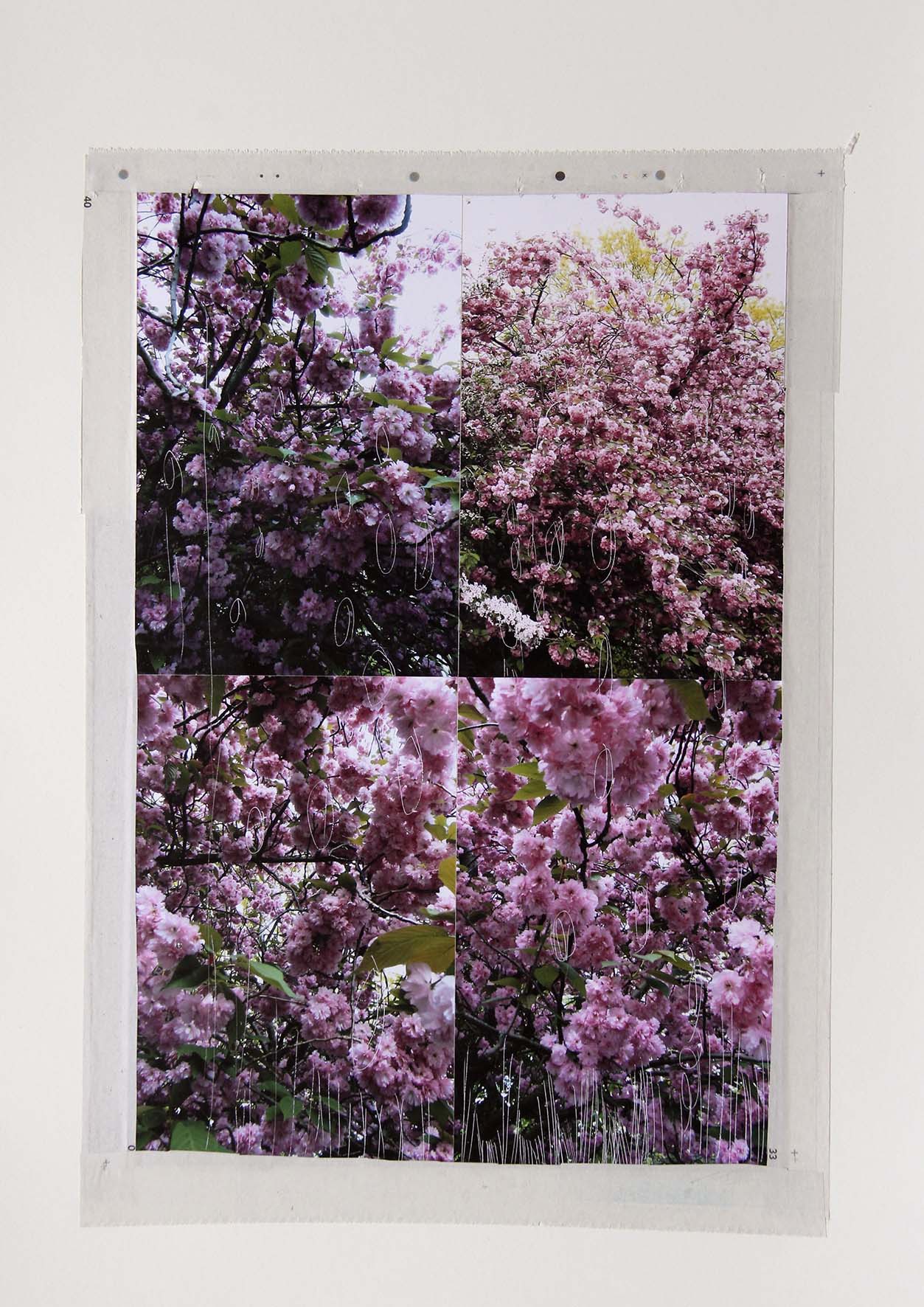 Nicholas Cheveldave artwork collage on paper