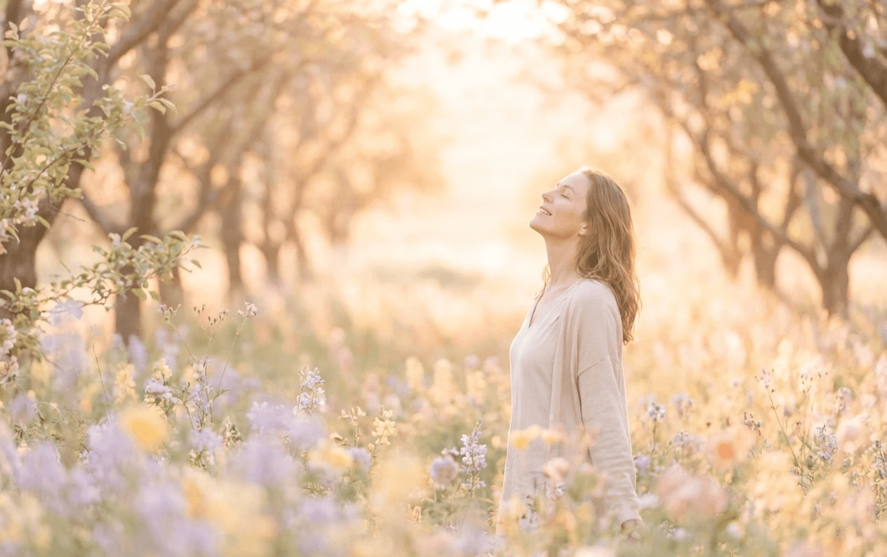 woman relieved that she noticed her emotional patterns heso blog