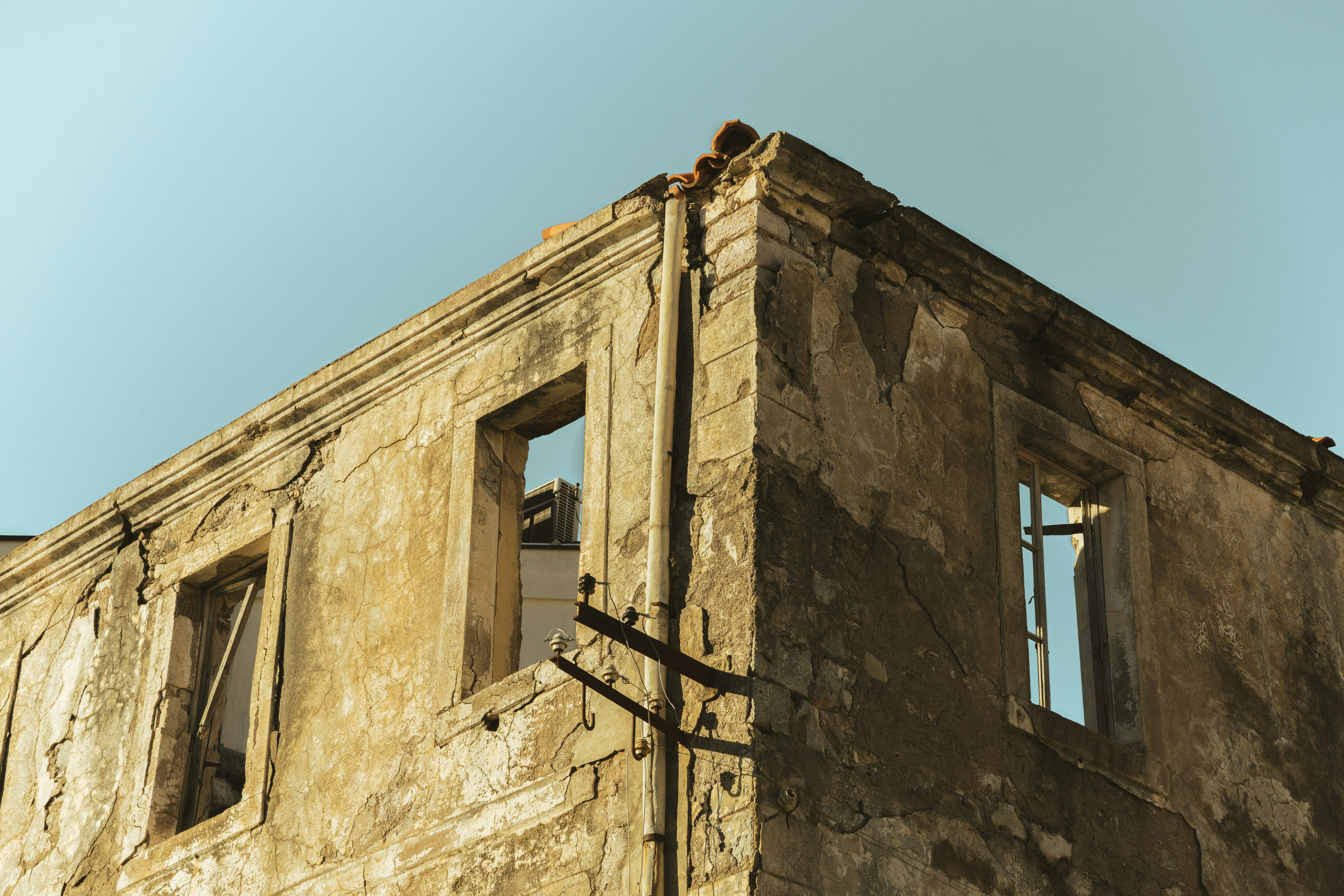 Detailansicht eines alten Bauwerks