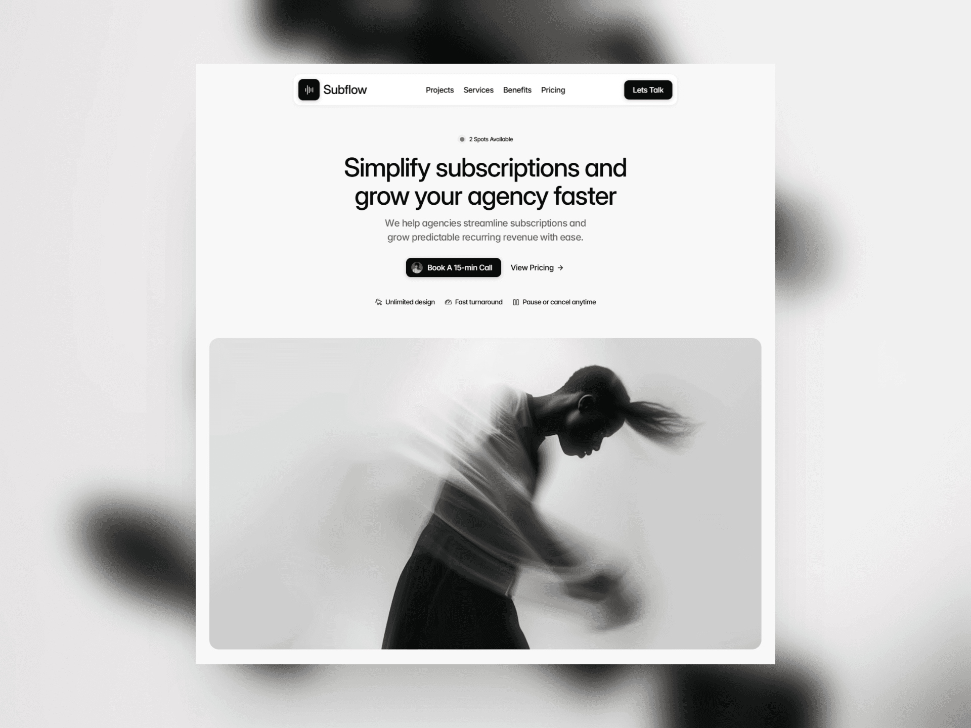 Subflow Framer Agency Template