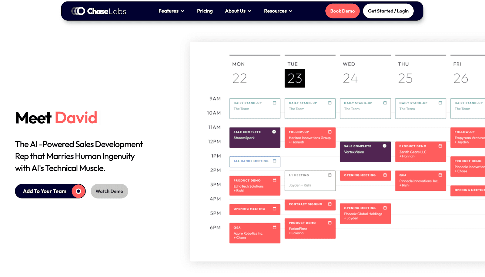 MeetChase - Best 11x ai alternative for low risk outbound. 