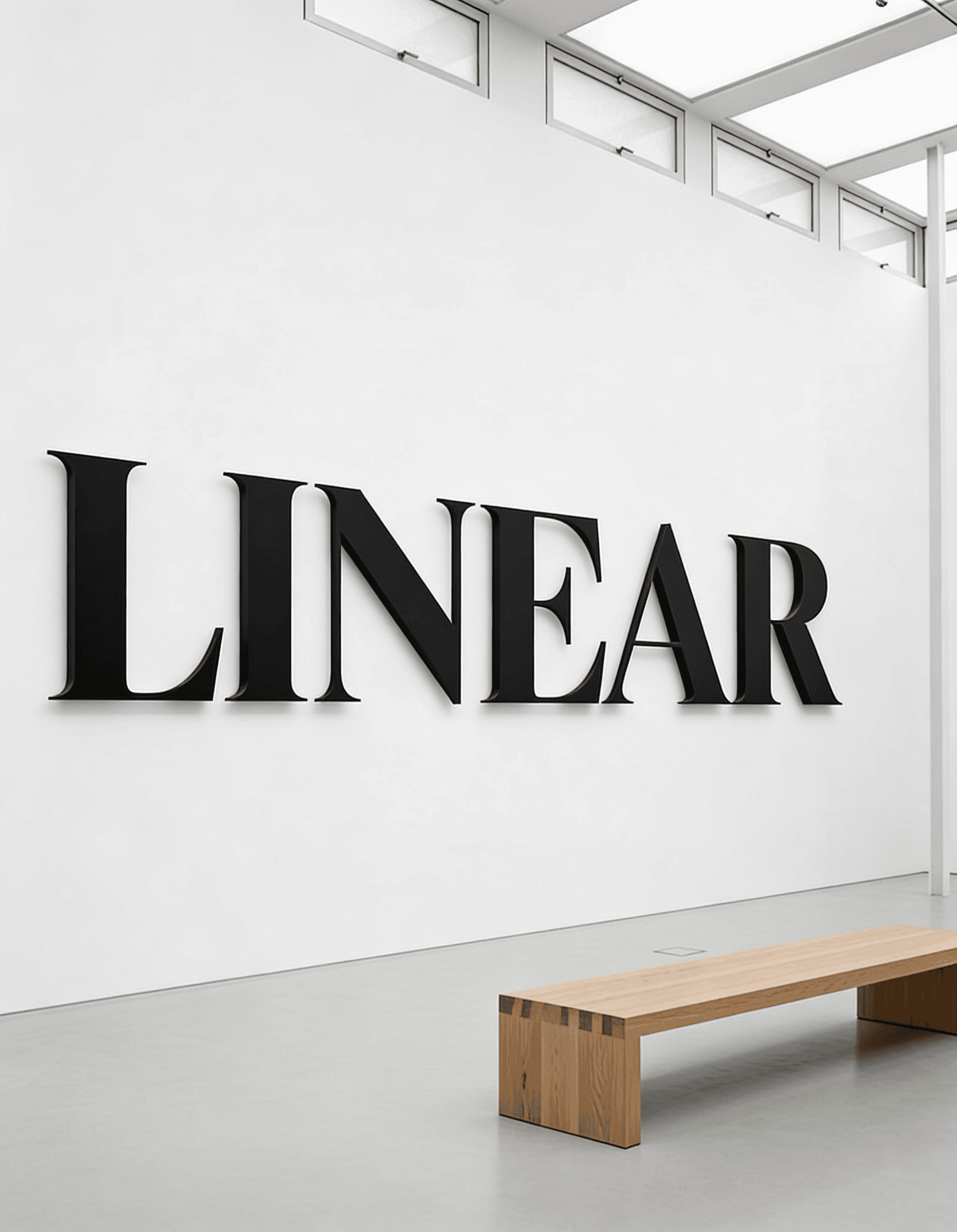 typography on the wall