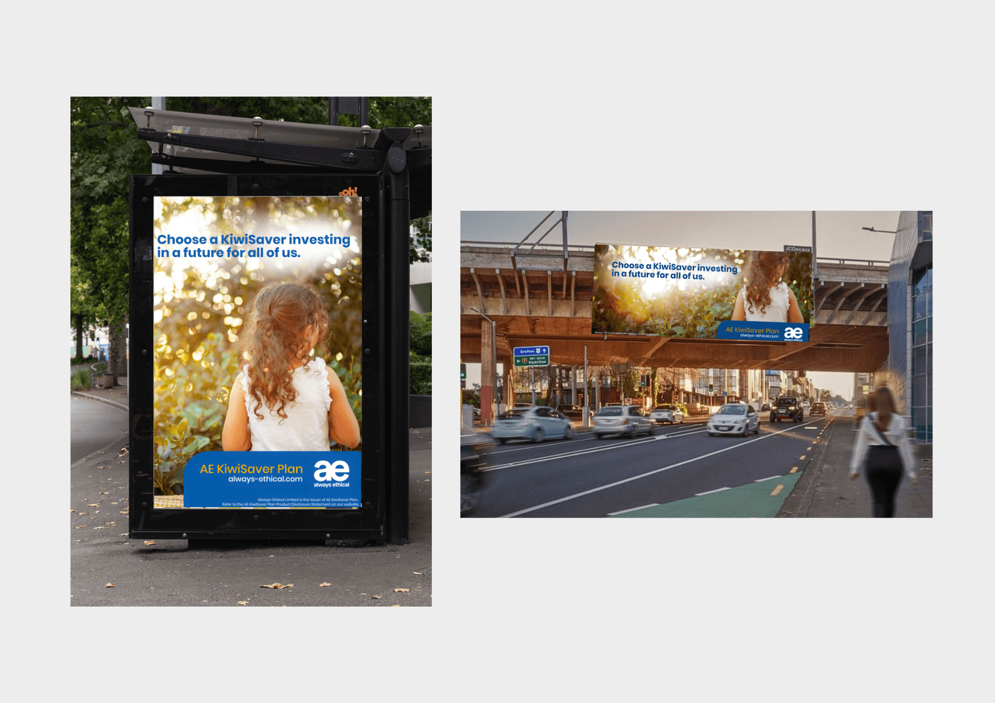 Always Ethical outdoor campaign mockup