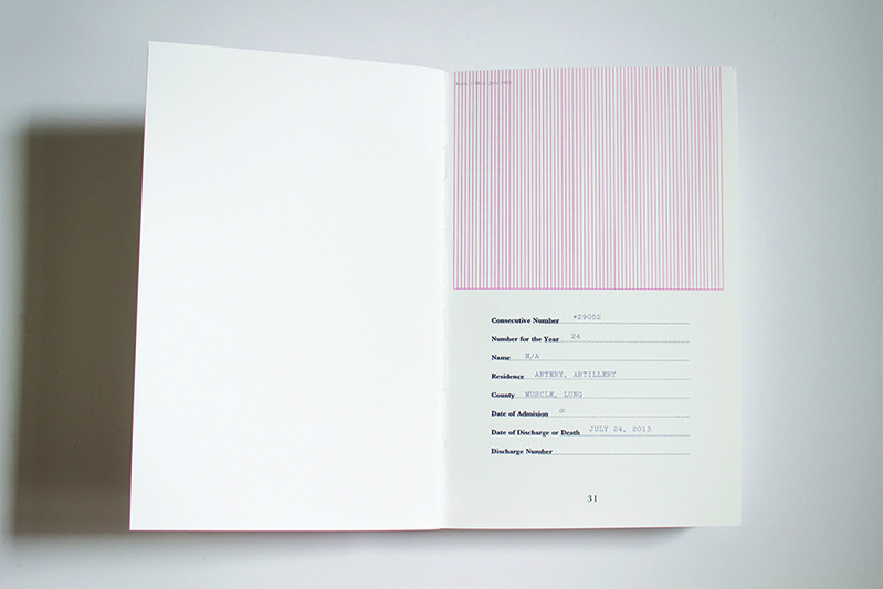 box of red lines drawn on a book